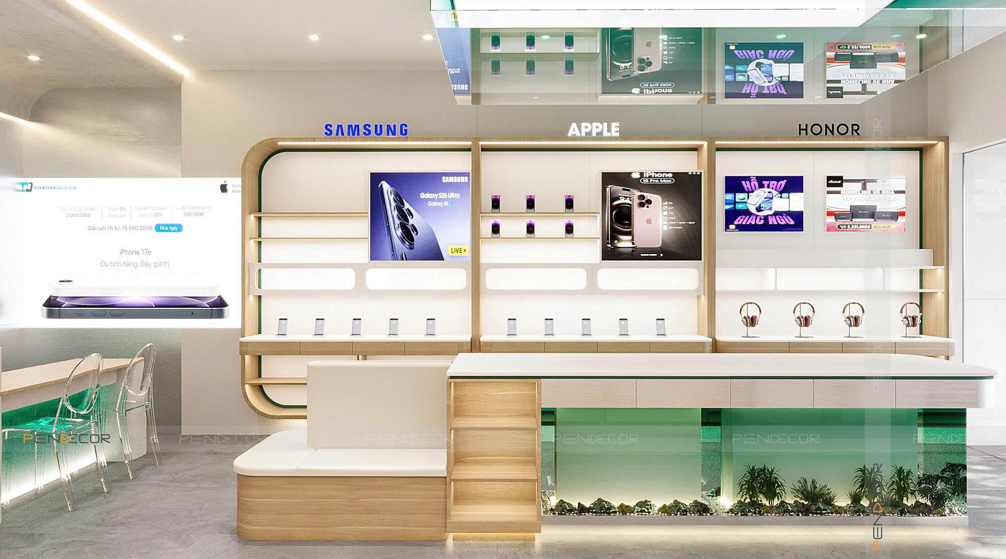 Thiết Kế Shop Điện Thoại Hoàng Hà Mobile (Lê Duẩn)