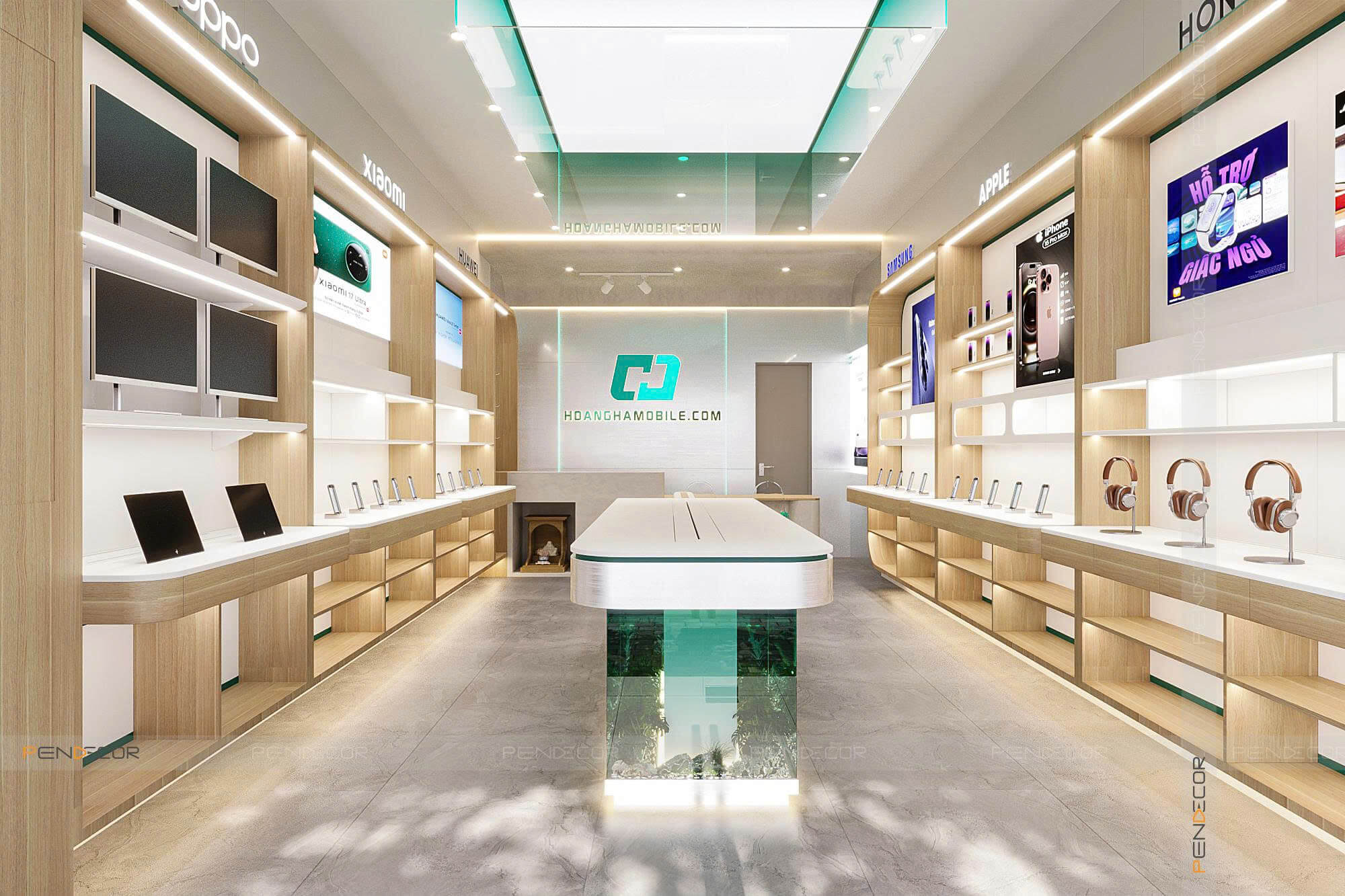 Thiết Kế Shop Điện Thoại Hoàng Hà Mobile (Lê Duẩn)