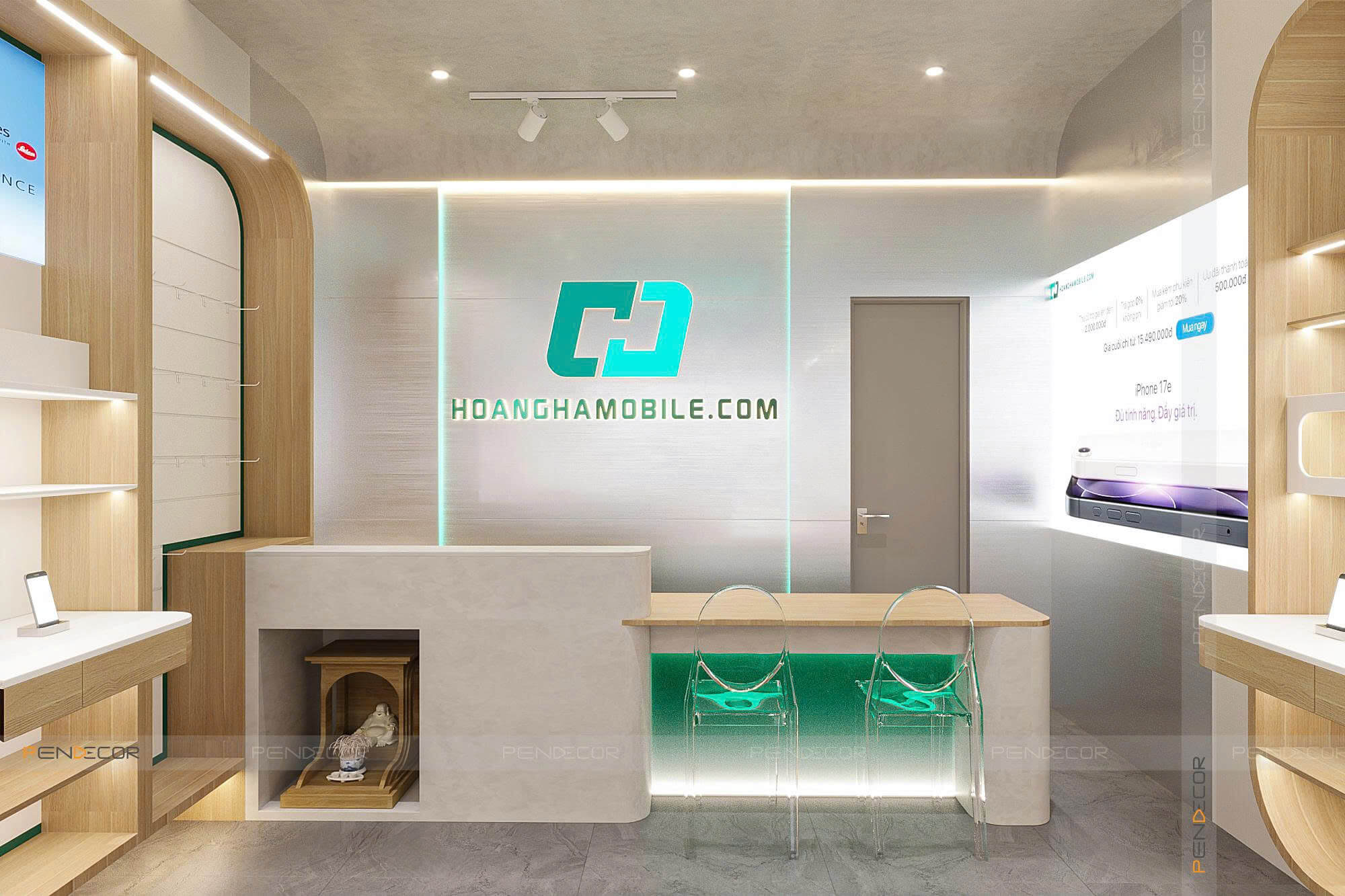 Thiết Kế Shop Điện Thoại Hoàng Hà Mobile (Lê Duẩn)