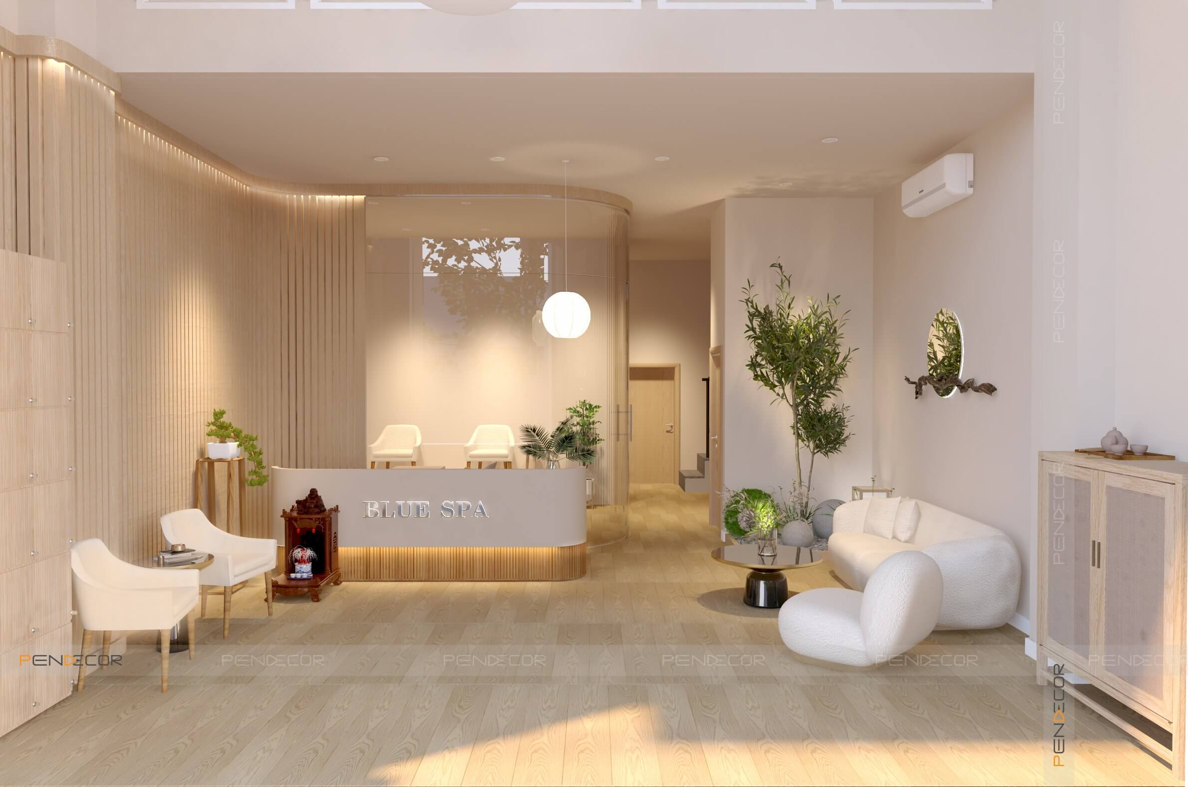 thi công spa