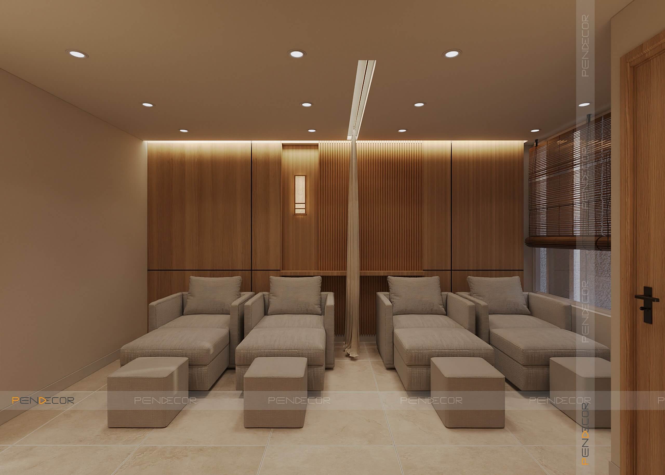 thiết kế nội thất spa Pendecor