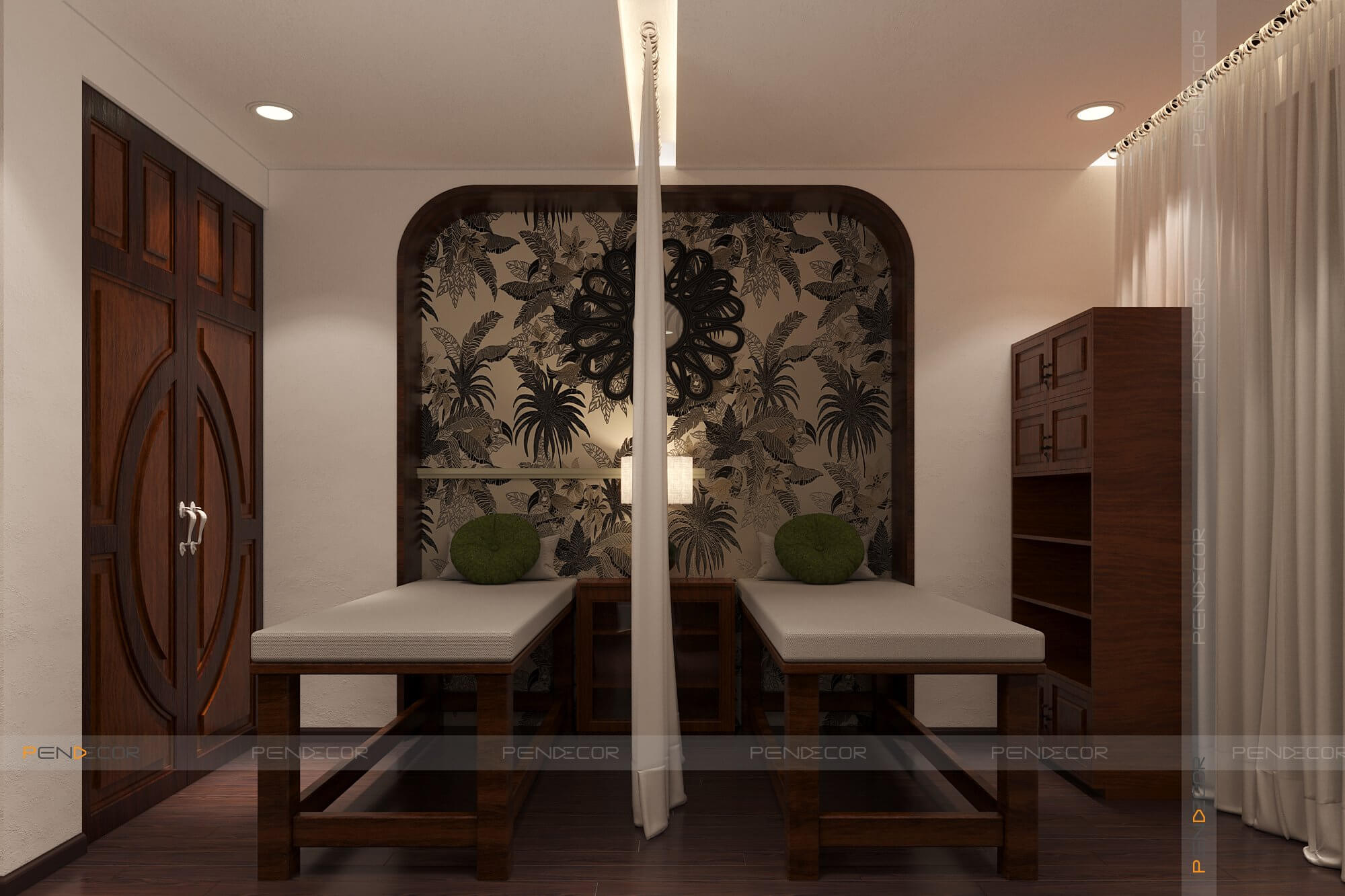 thiết kế spa dưỡng sinh đông y Pendecor