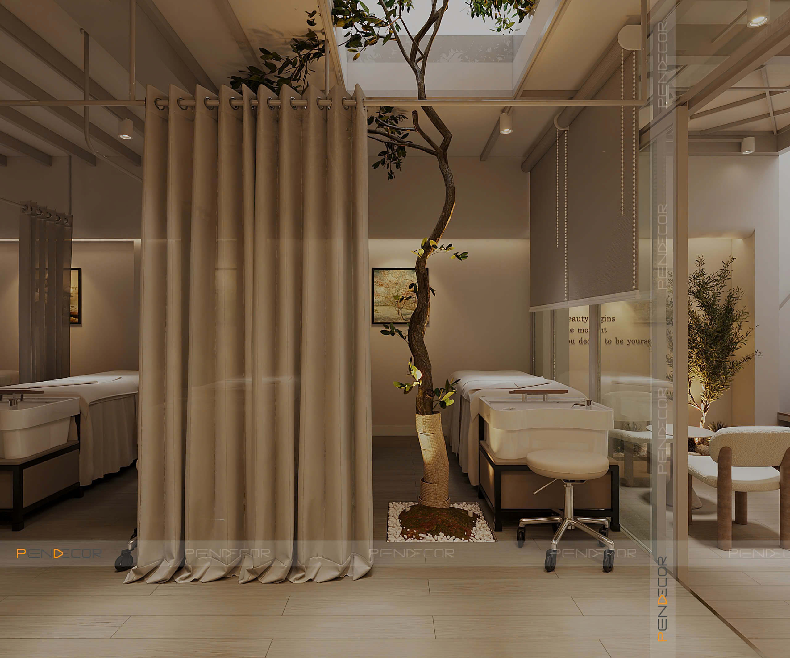 thiet ke spa dep Pendecor