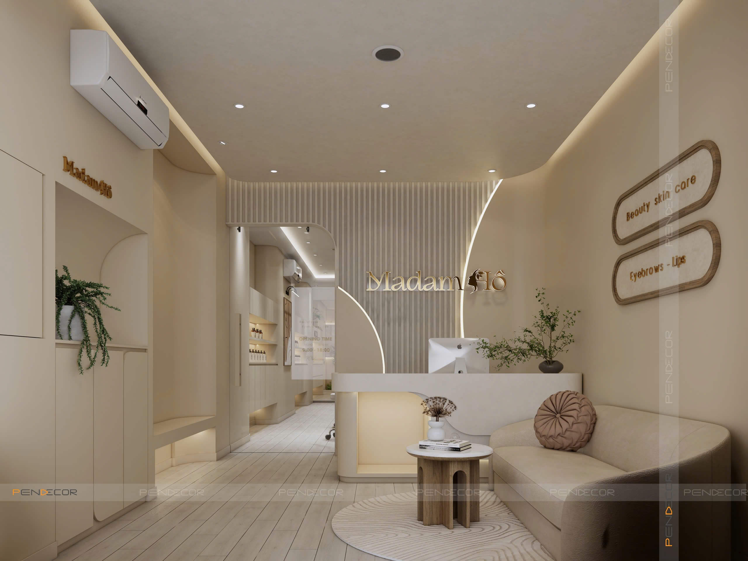 thiết kế spa mini tại nhà Pendecor