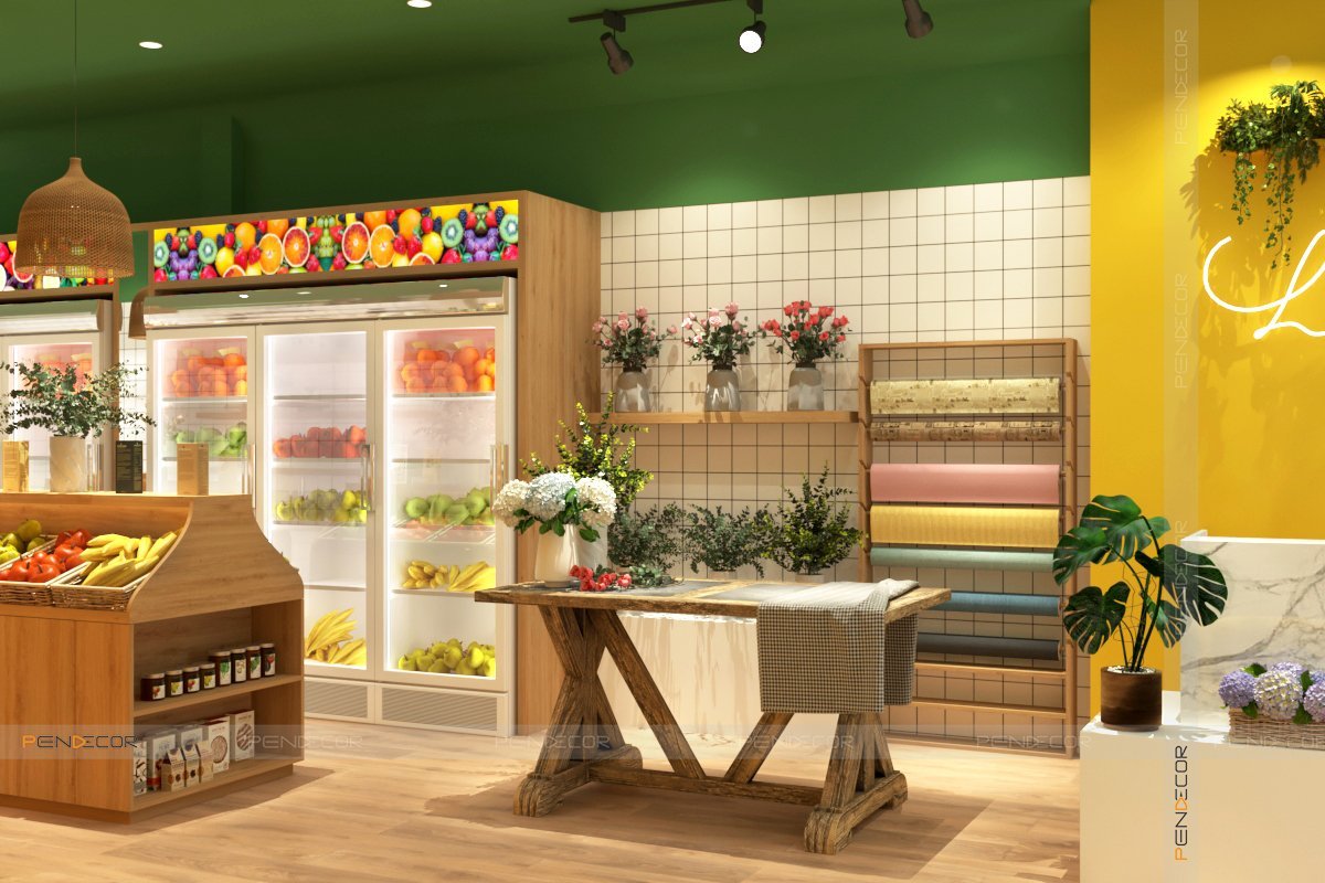 thiết kế shop hoa Pendecor