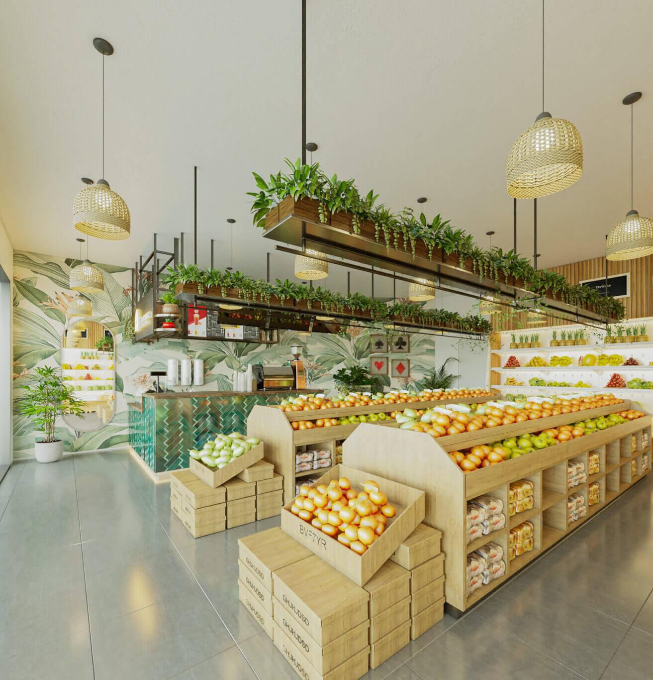 thiết kế shop hoa tươi đẹp Pendecor