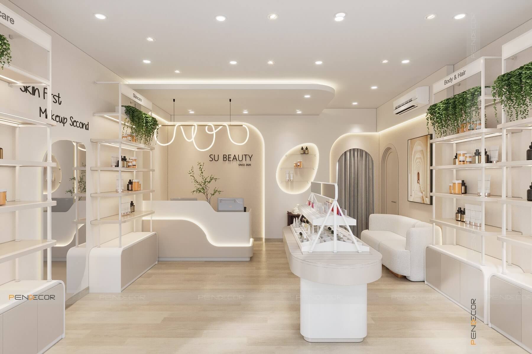 công ty thiết kế shop Pendecor
