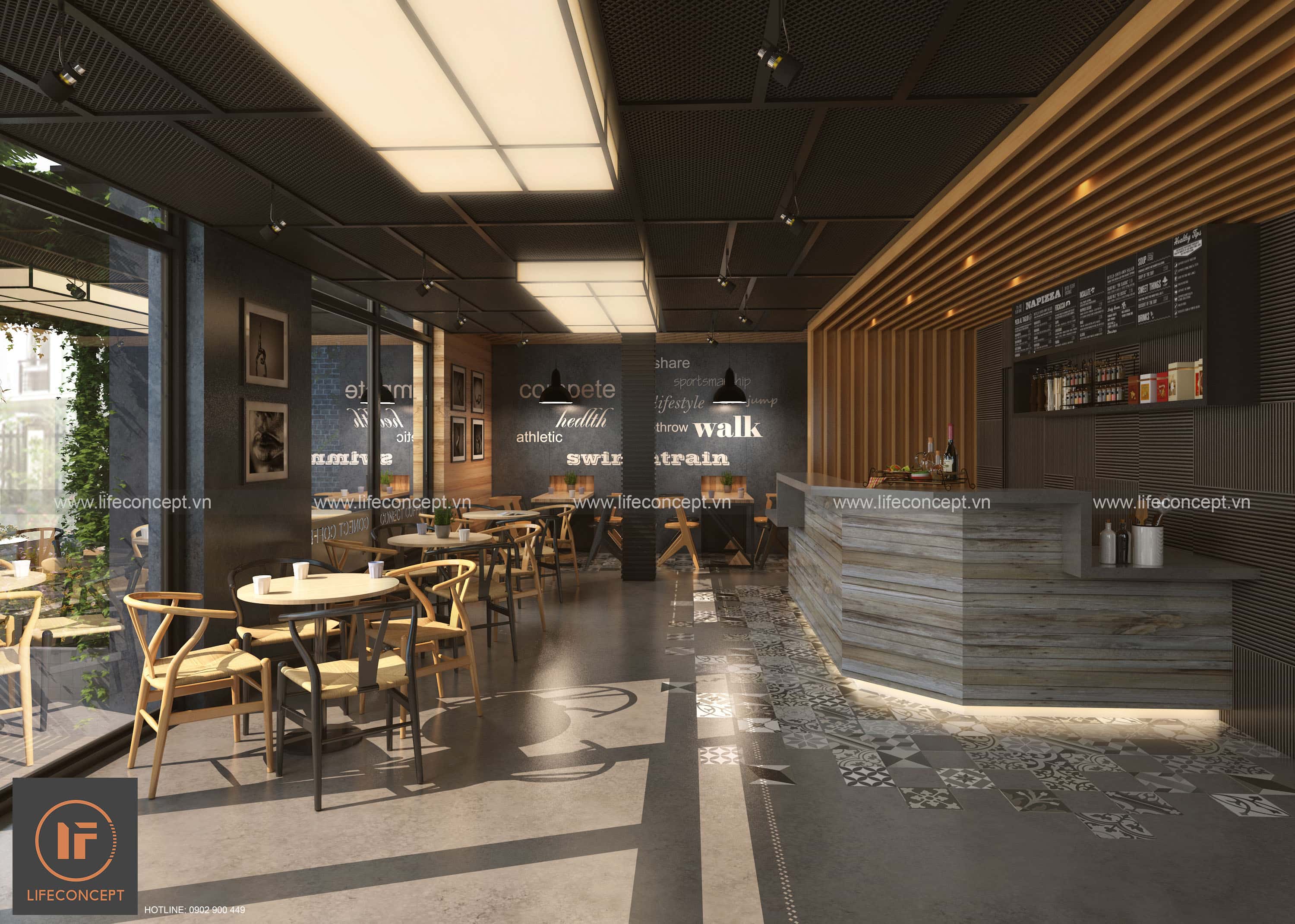 công ty thiết kế shop Pendecor