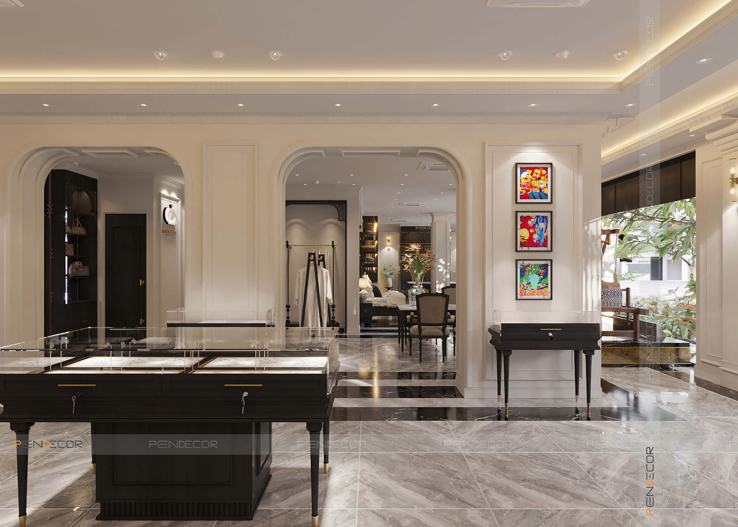 Thiết Kế Showroom Daisu Silk (Miền Trung)