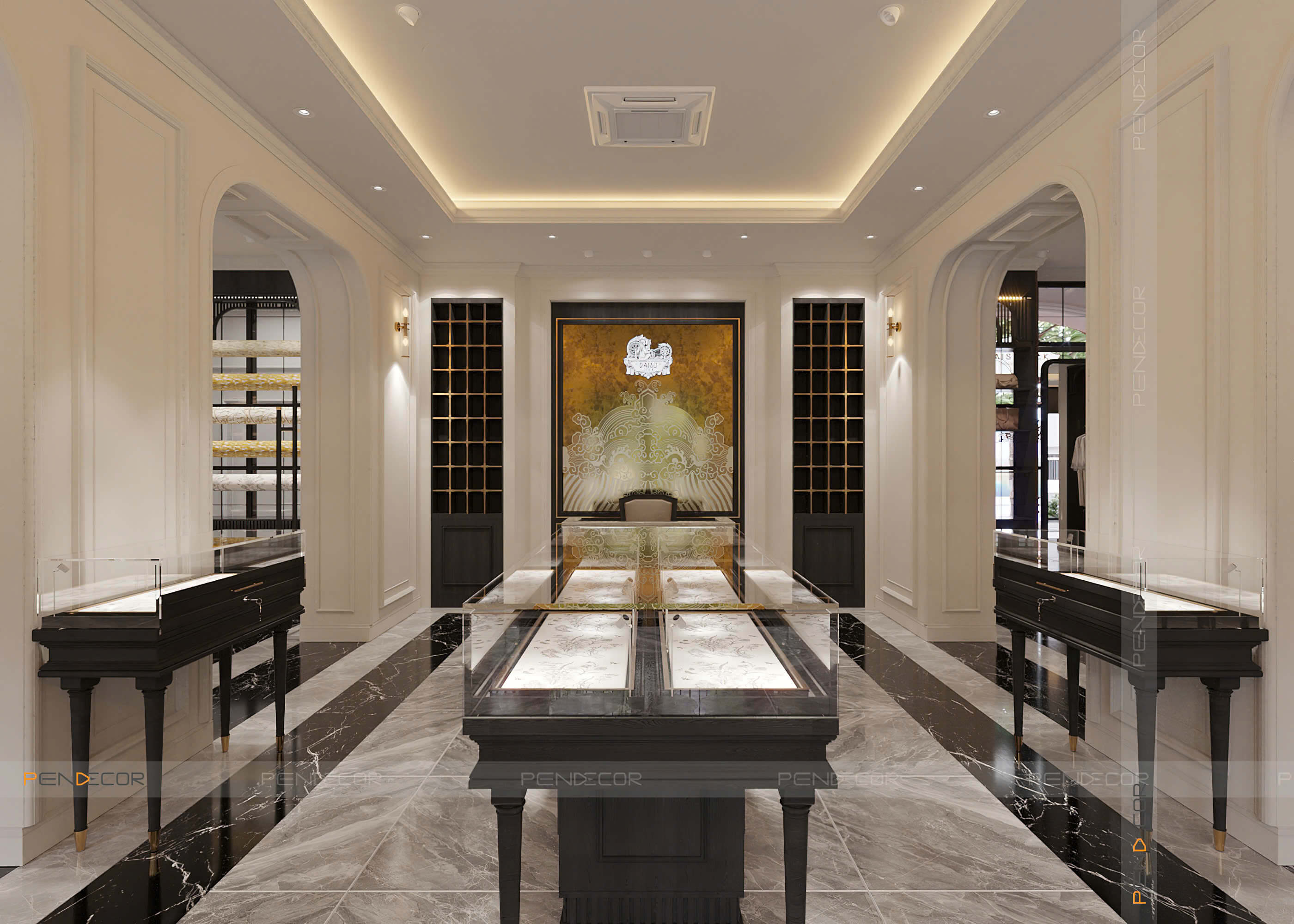 Thiết Kế Showroom Daisu Silk (Miền Trung)