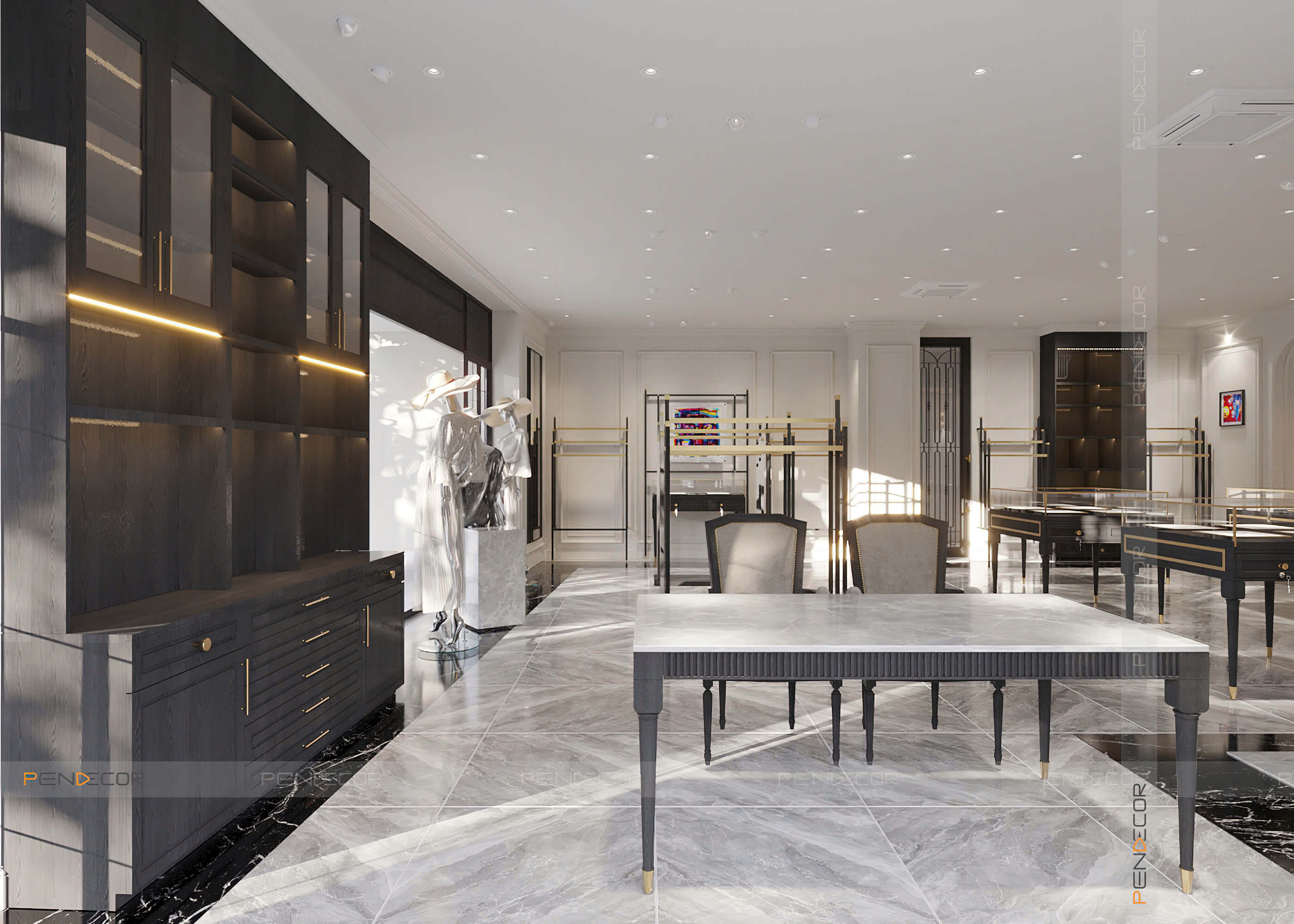 Thiết Kế Showroom Daisu Silk (Miền Trung)