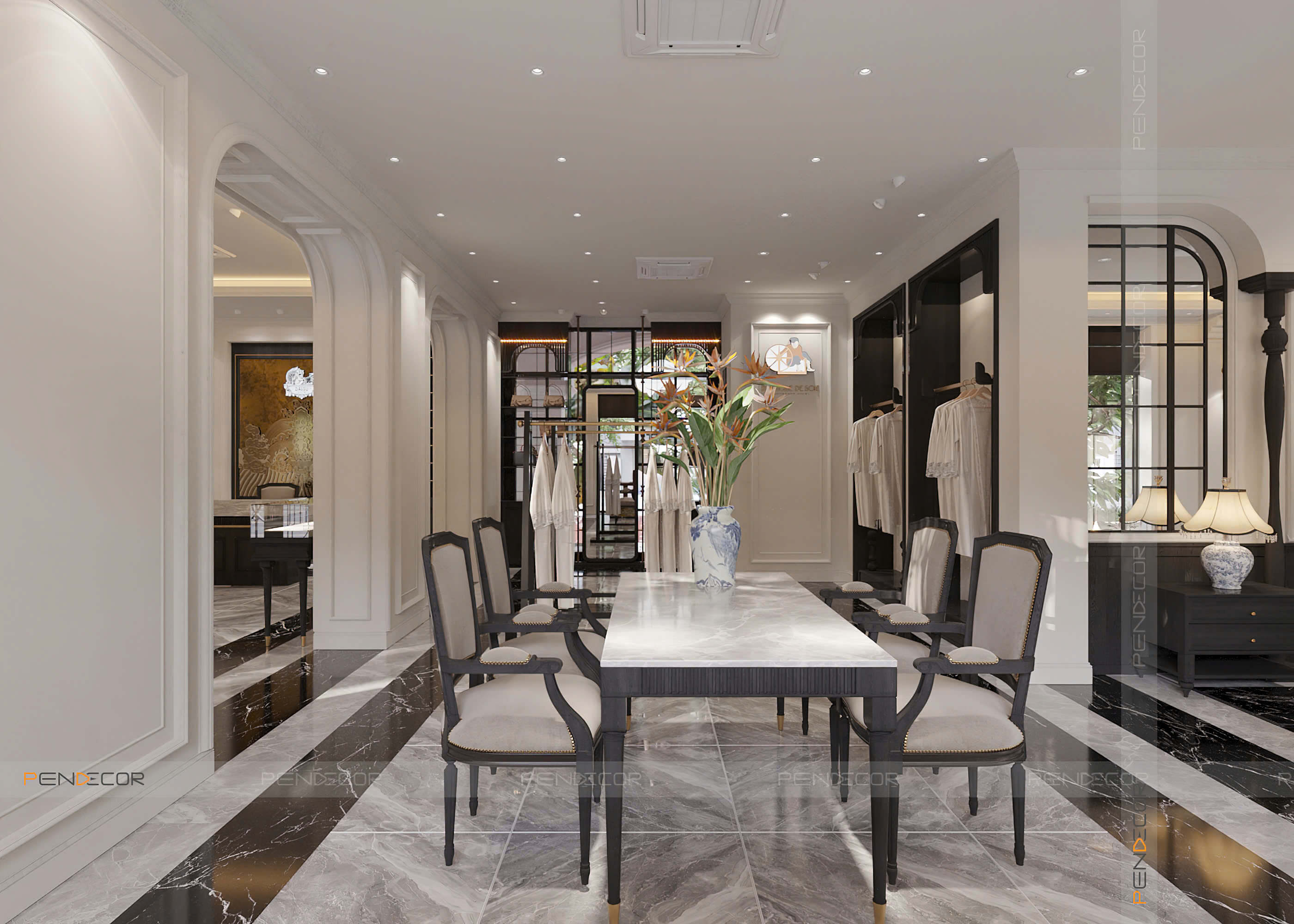 Thiết Kế Showroom Daisu Silk (Miền Trung)