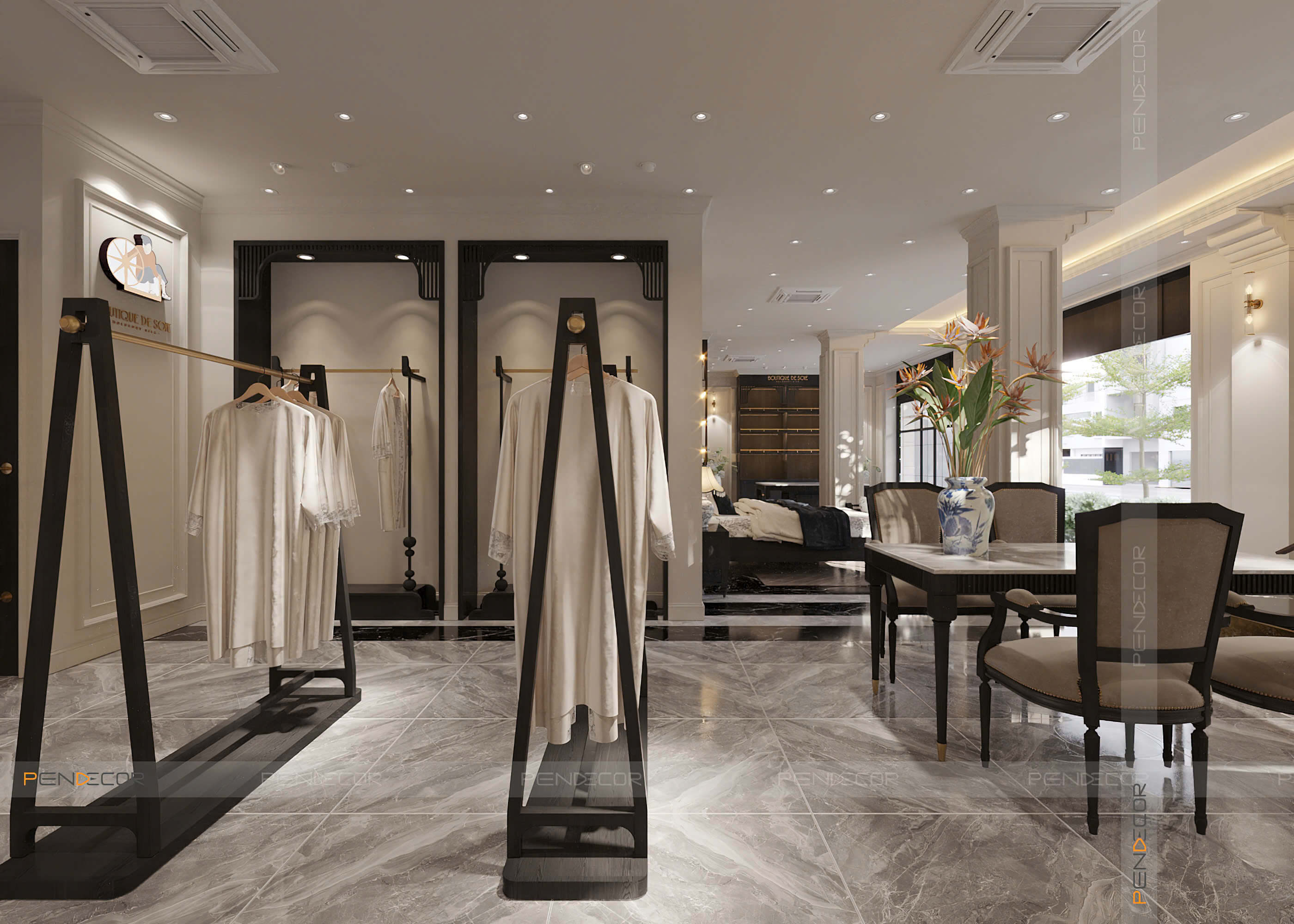 Thiết Kế Showroom Daisu Silk (Miền Trung)