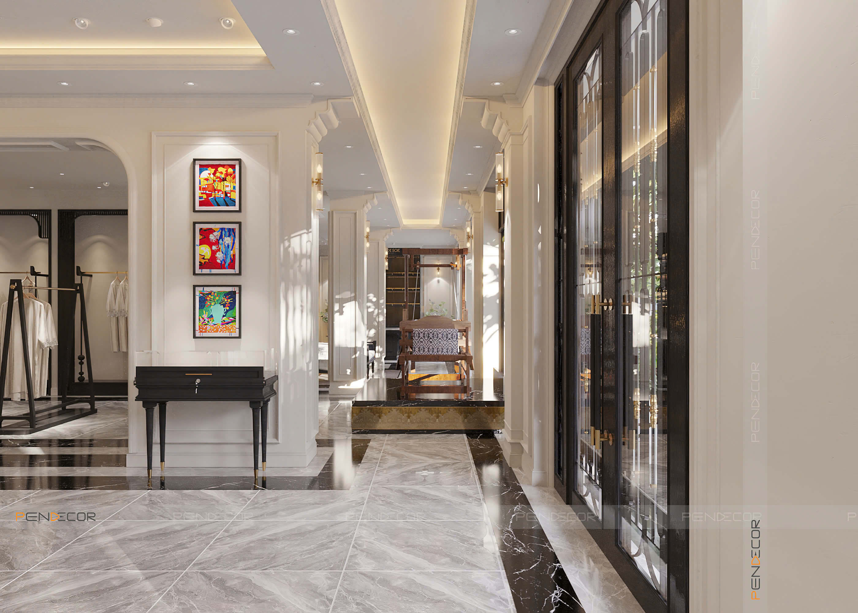 Thiết Kế Showroom Daisu Silk (Miền Trung)