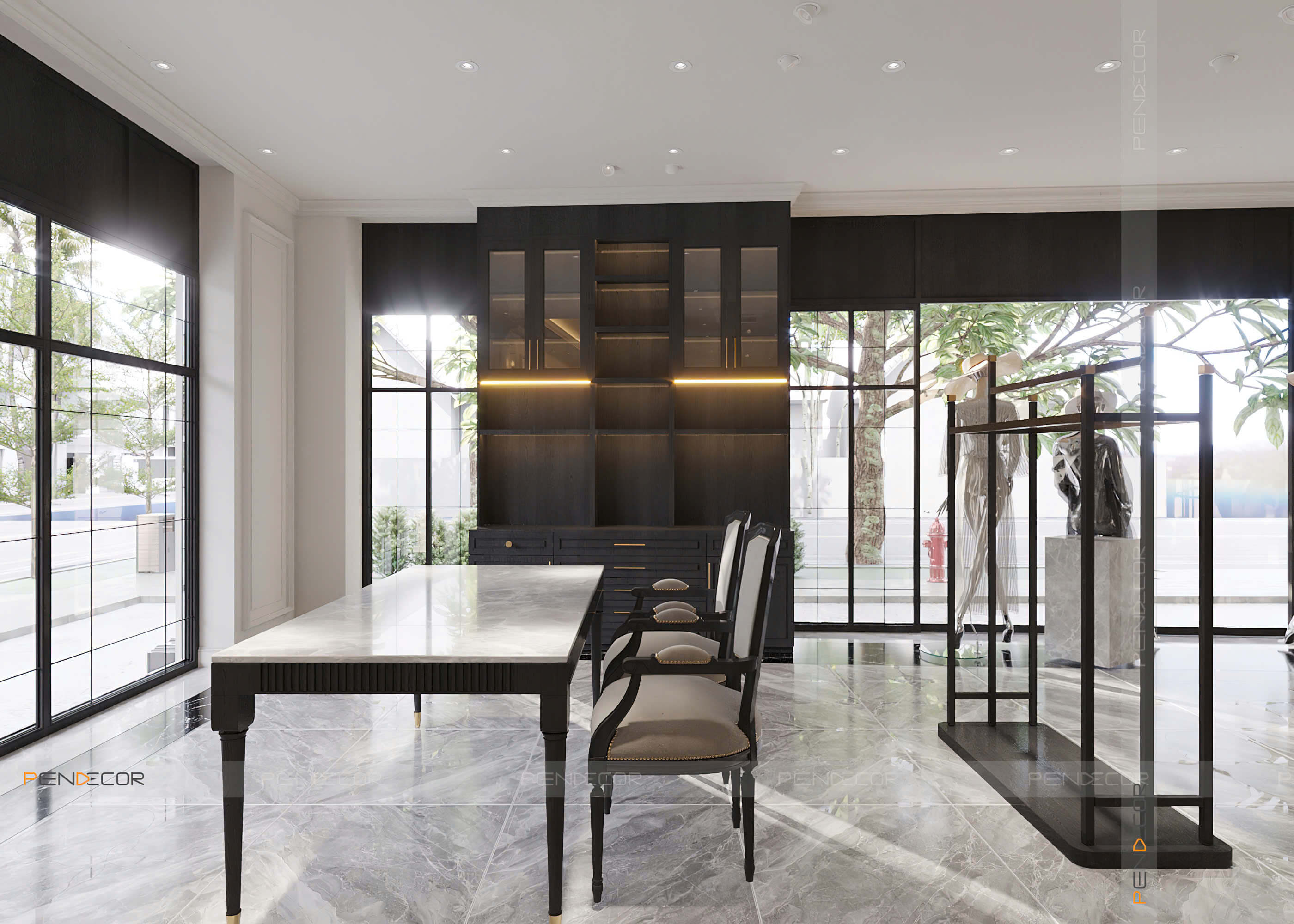 Thiết Kế Showroom Daisu Silk (Miền Trung)