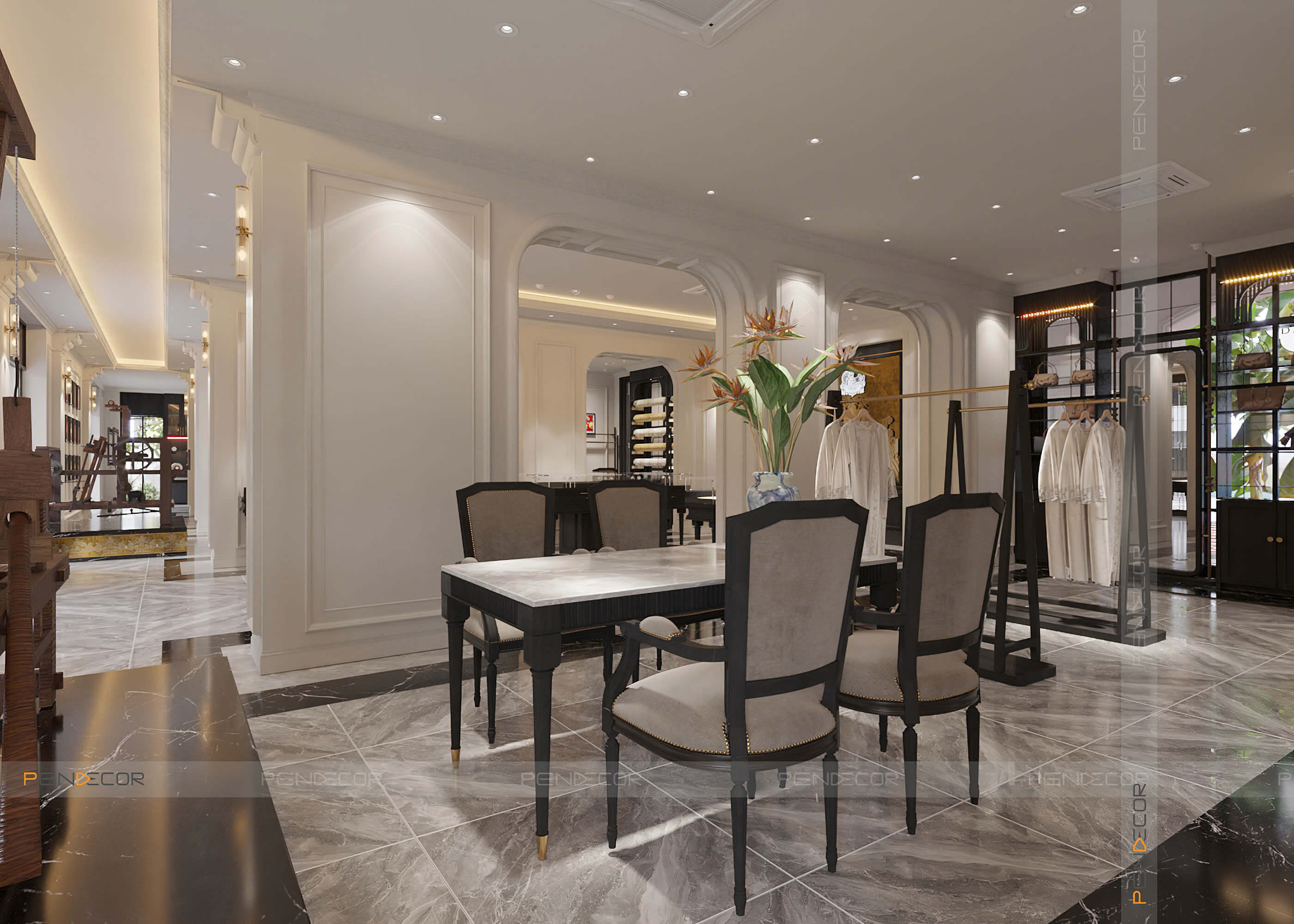 Thiết Kế Showroom Daisu Silk (Miền Trung)