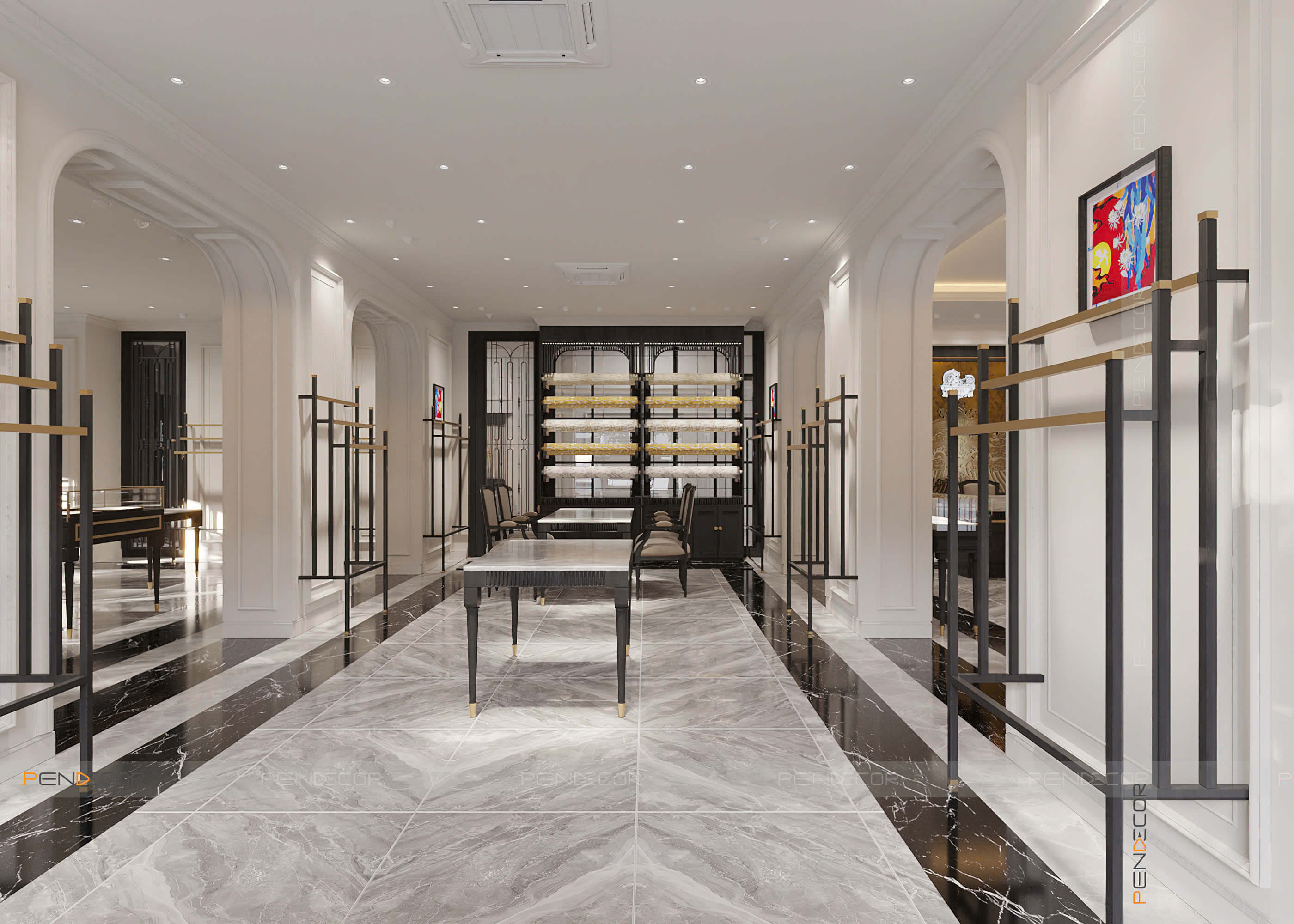 Thiết Kế Showroom Daisu Silk (Miền Trung)