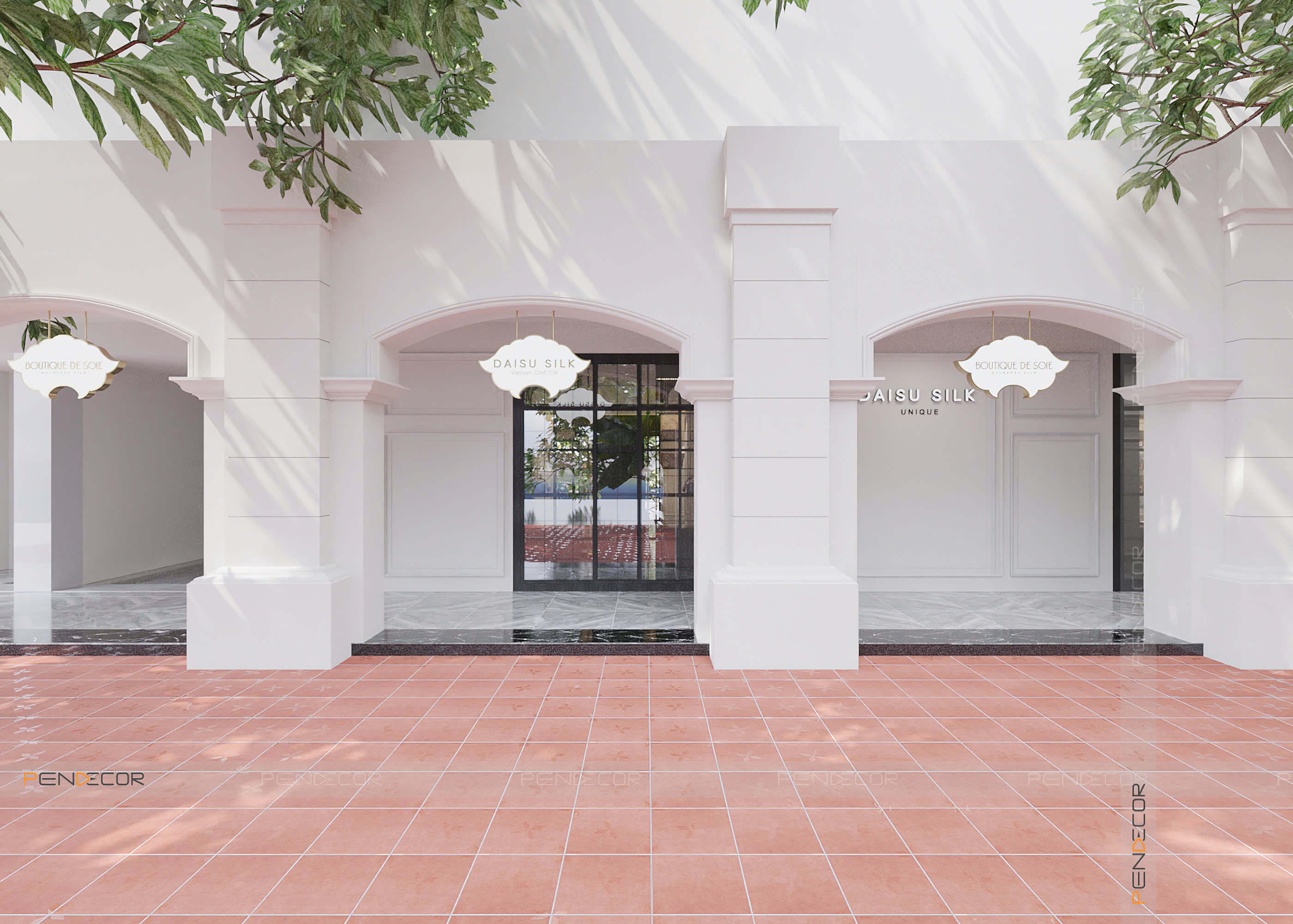 Thiết Kế Showroom Daisu Silk (Miền Trung)