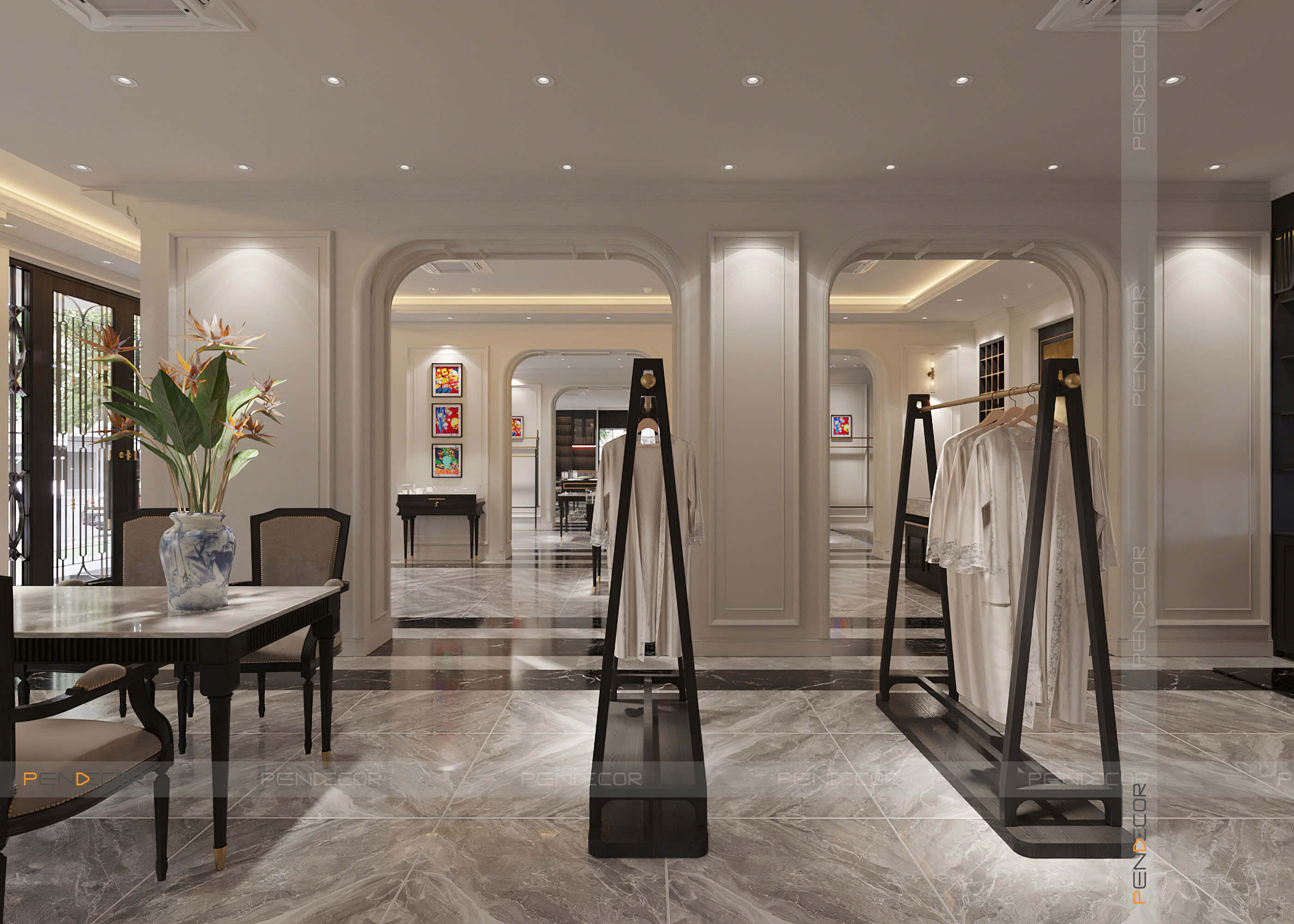 Thiết Kế Showroom Daisu Silk (Miền Trung)