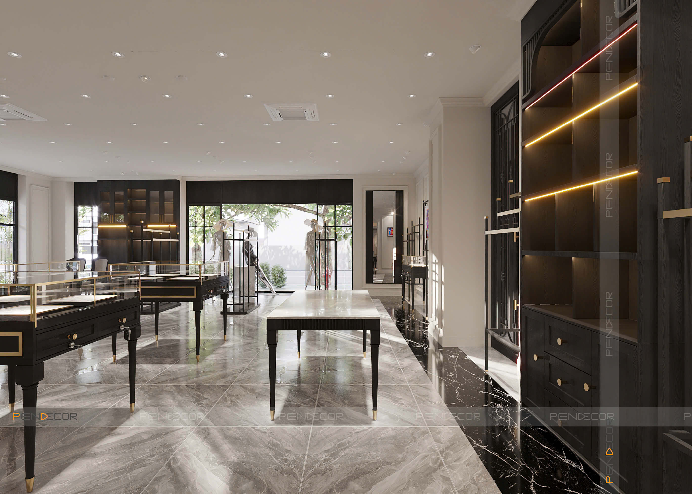 Thiết Kế Showroom Daisu Silk (Miền Trung)