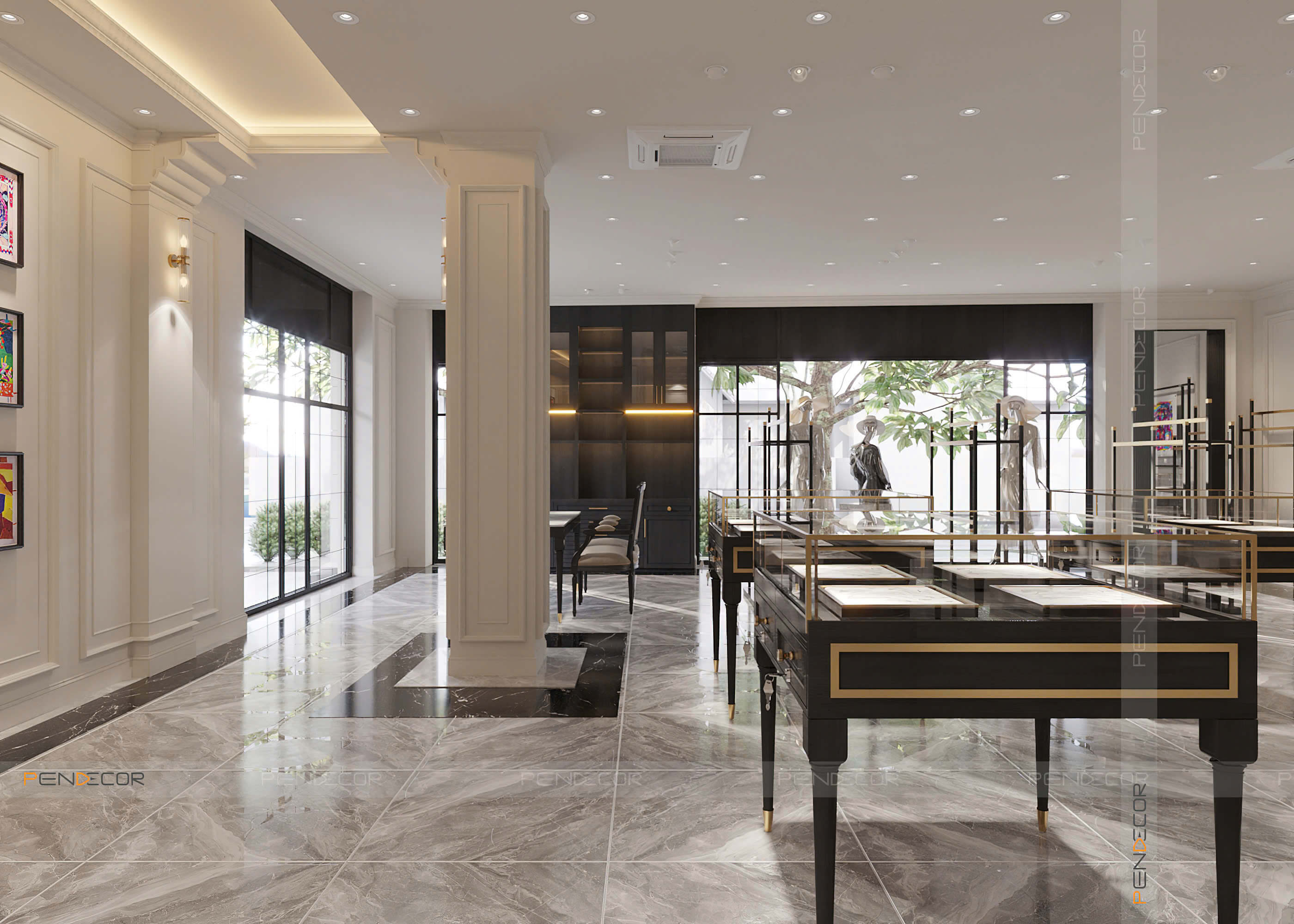 Thiết Kế Showroom Daisu Silk (Miền Trung)