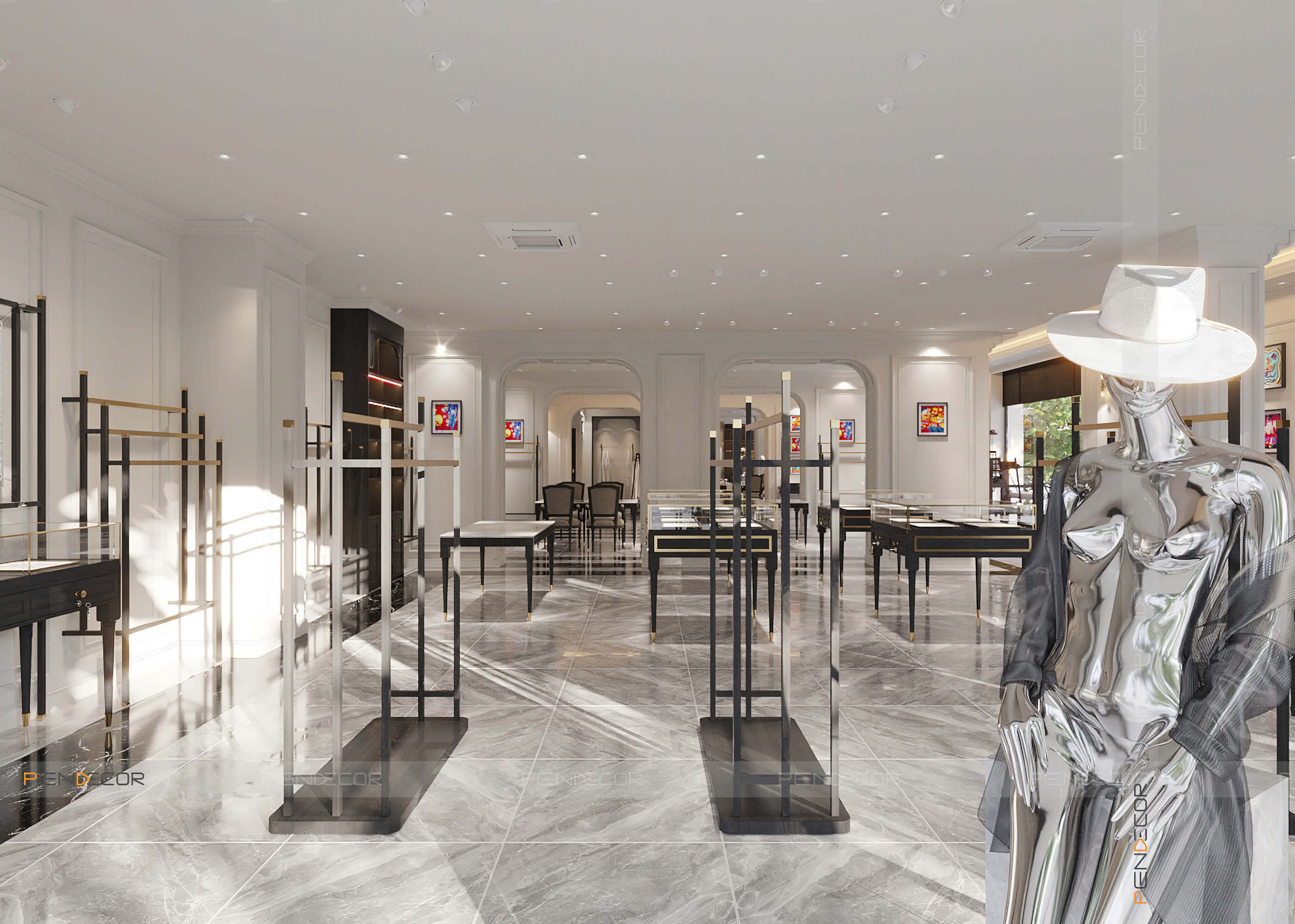 Thiết Kế Showroom Daisu Silk (Miền Trung)