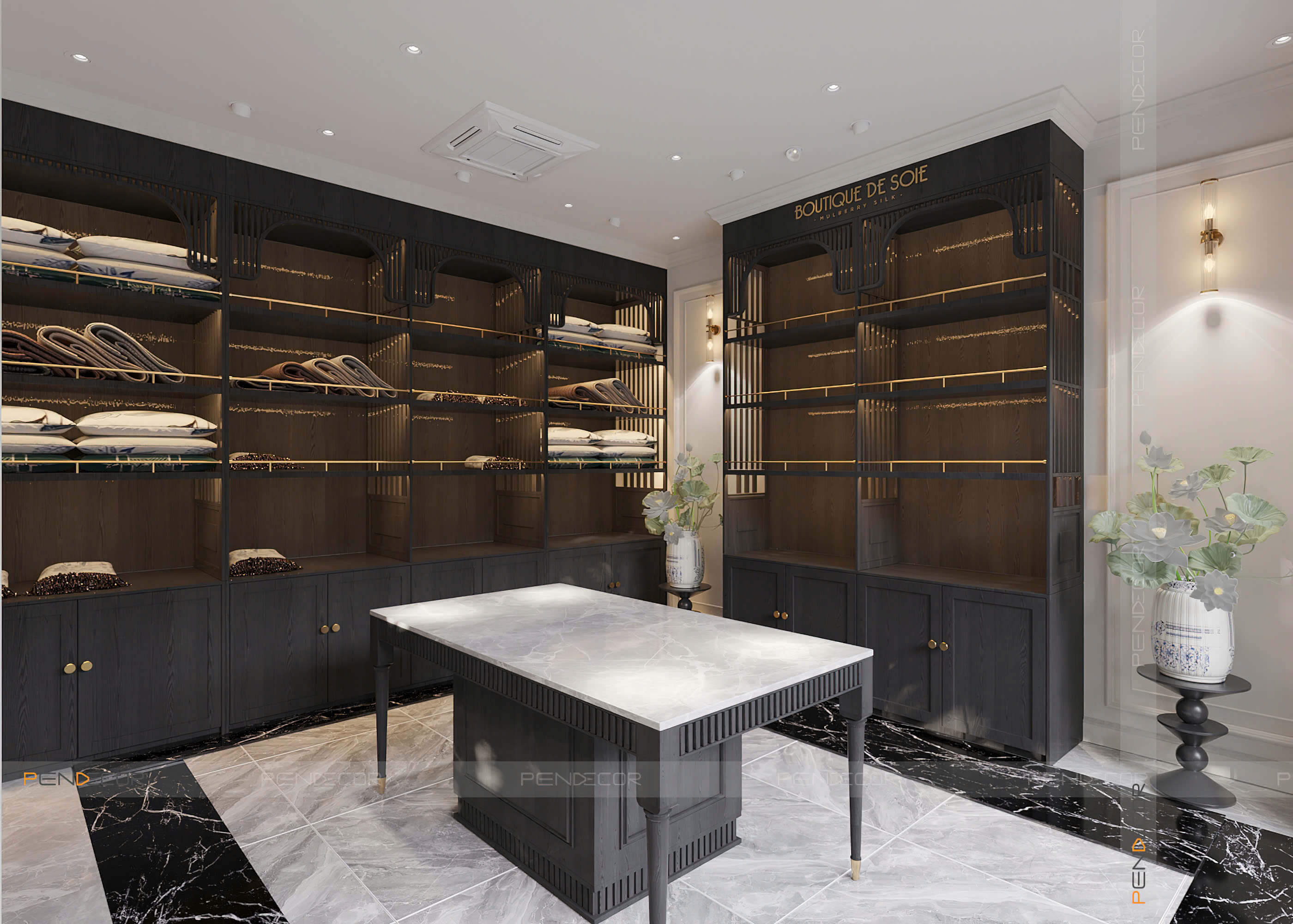 Thiết Kế Showroom Daisu Silk (Miền Trung)