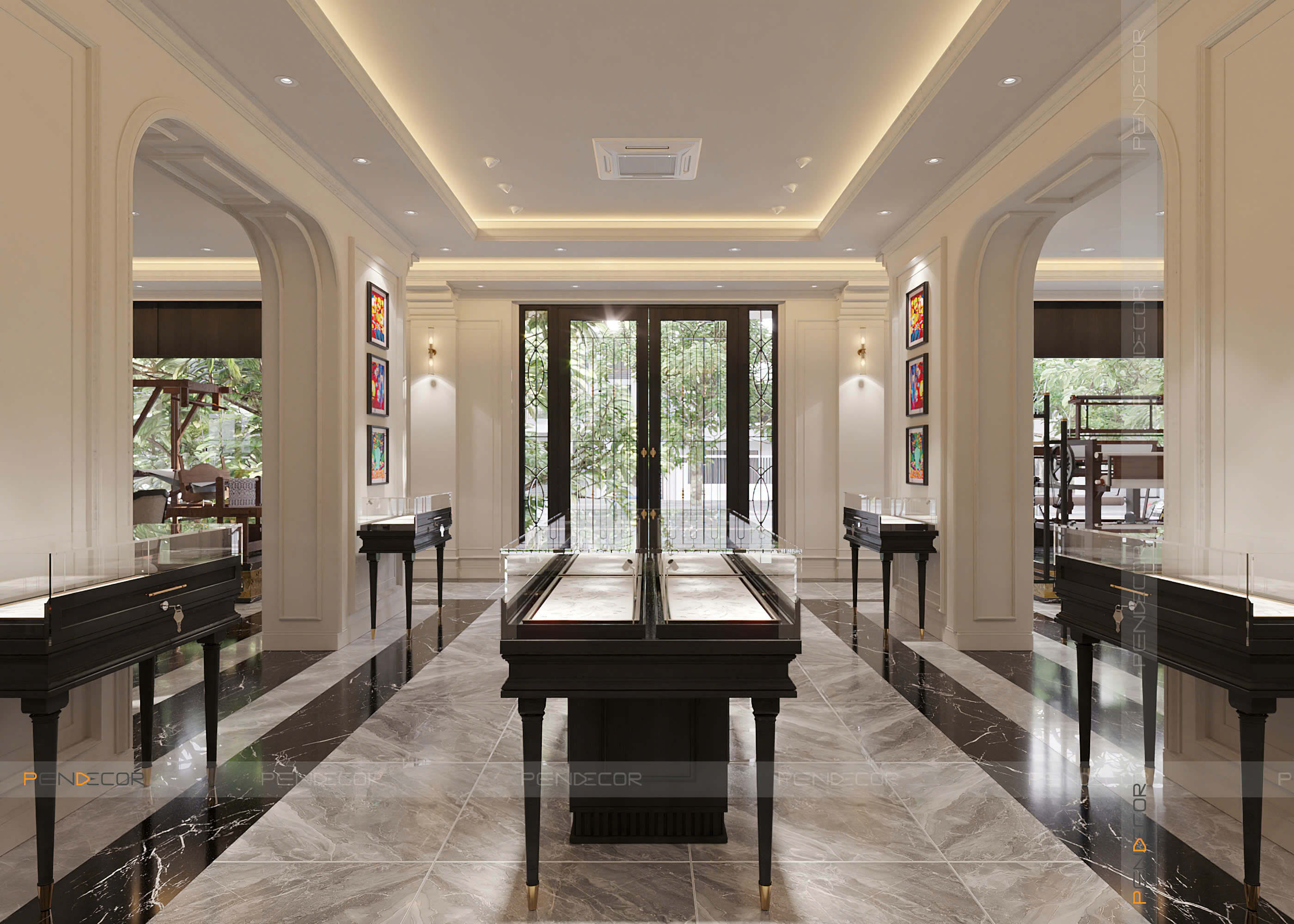 Thiết Kế Showroom Daisu Silk (Miền Trung)