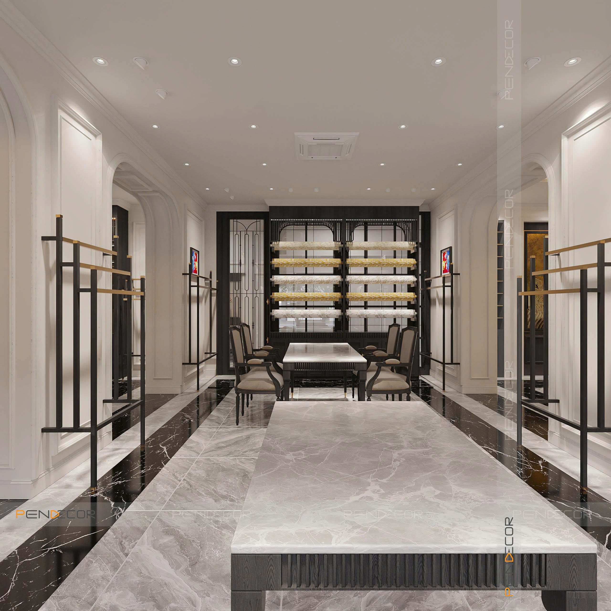 Thiết Kế Showroom Daisu Silk (Miền Trung)