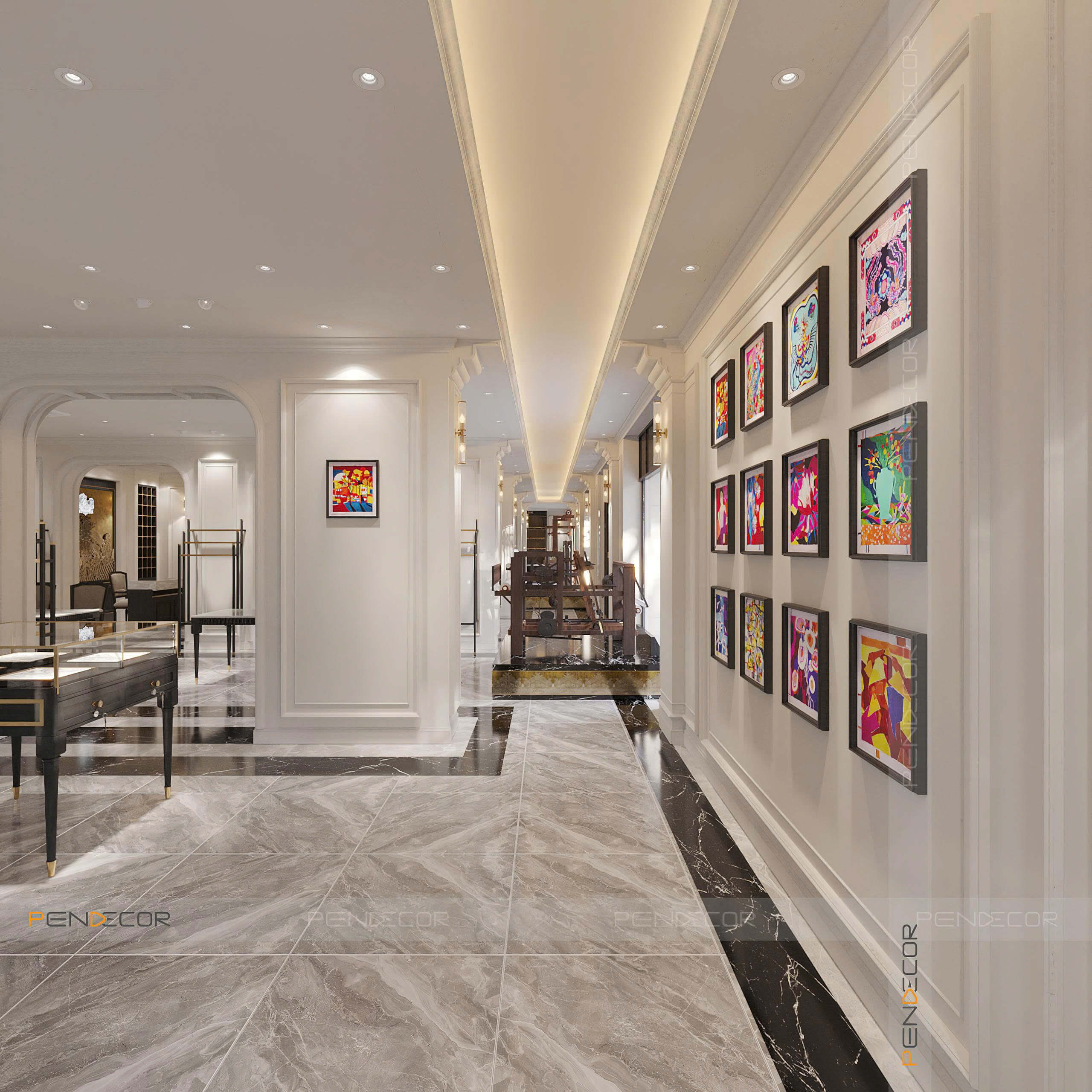 Thiết Kế Showroom Daisu Silk (Miền Trung)