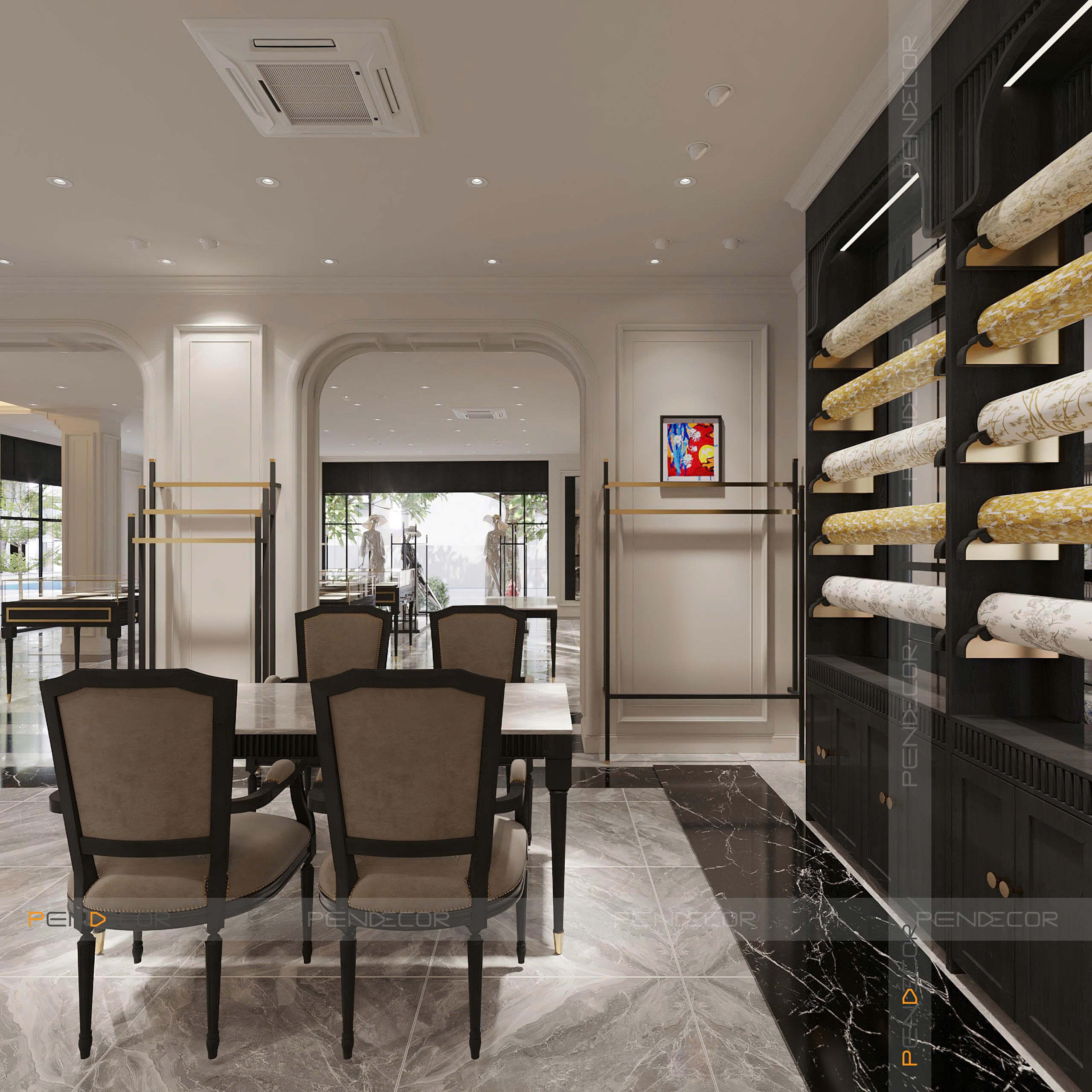Thiết Kế Showroom Daisu Silk (Miền Trung)