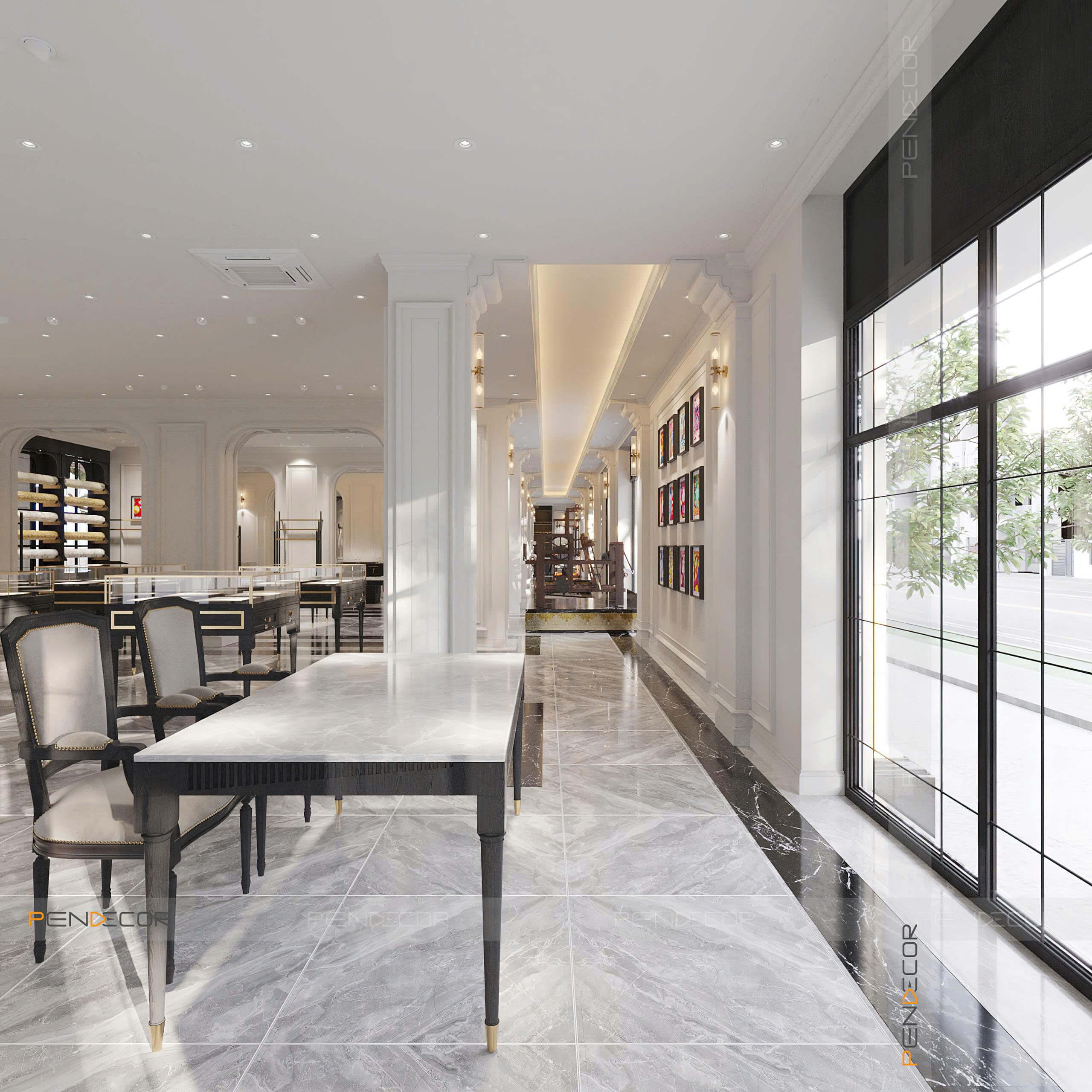 Thiết Kế Showroom Daisu Silk (Miền Trung)