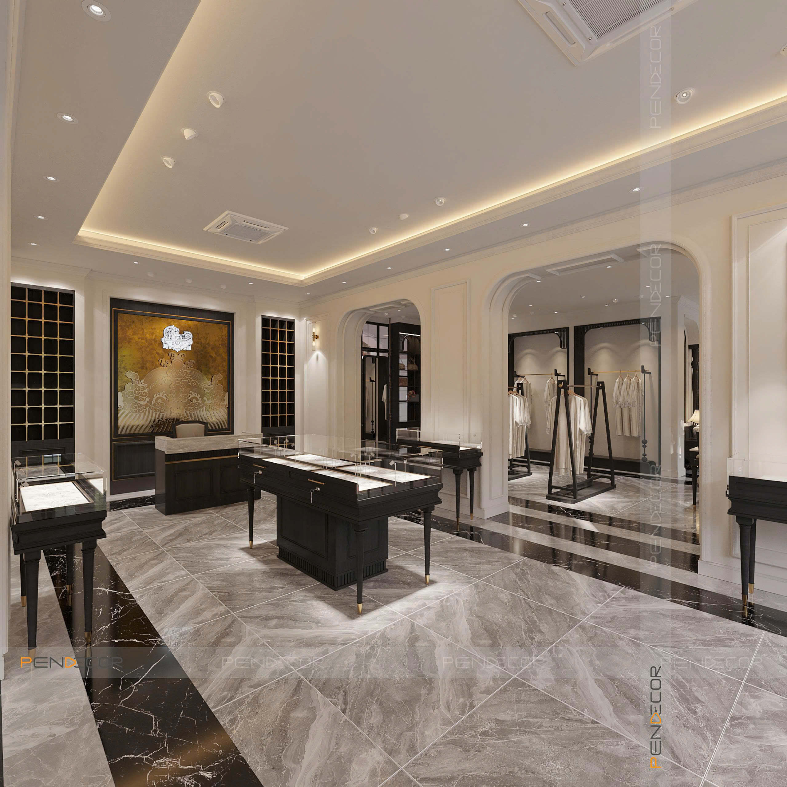 Thiết Kế Showroom Daisu Silk (Miền Trung)