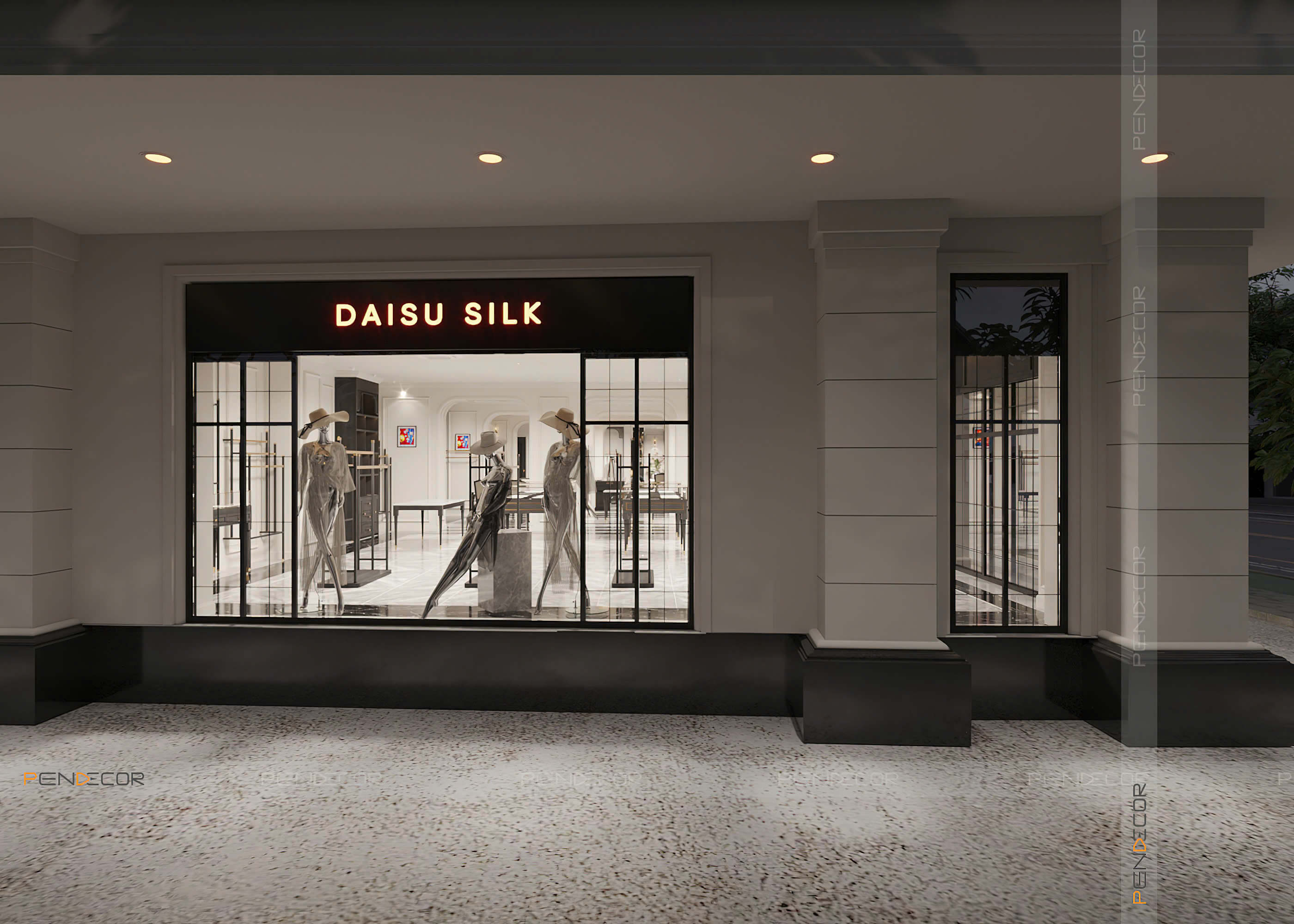 Thiết Kế Showroom Daisu Silk (Miền Trung)