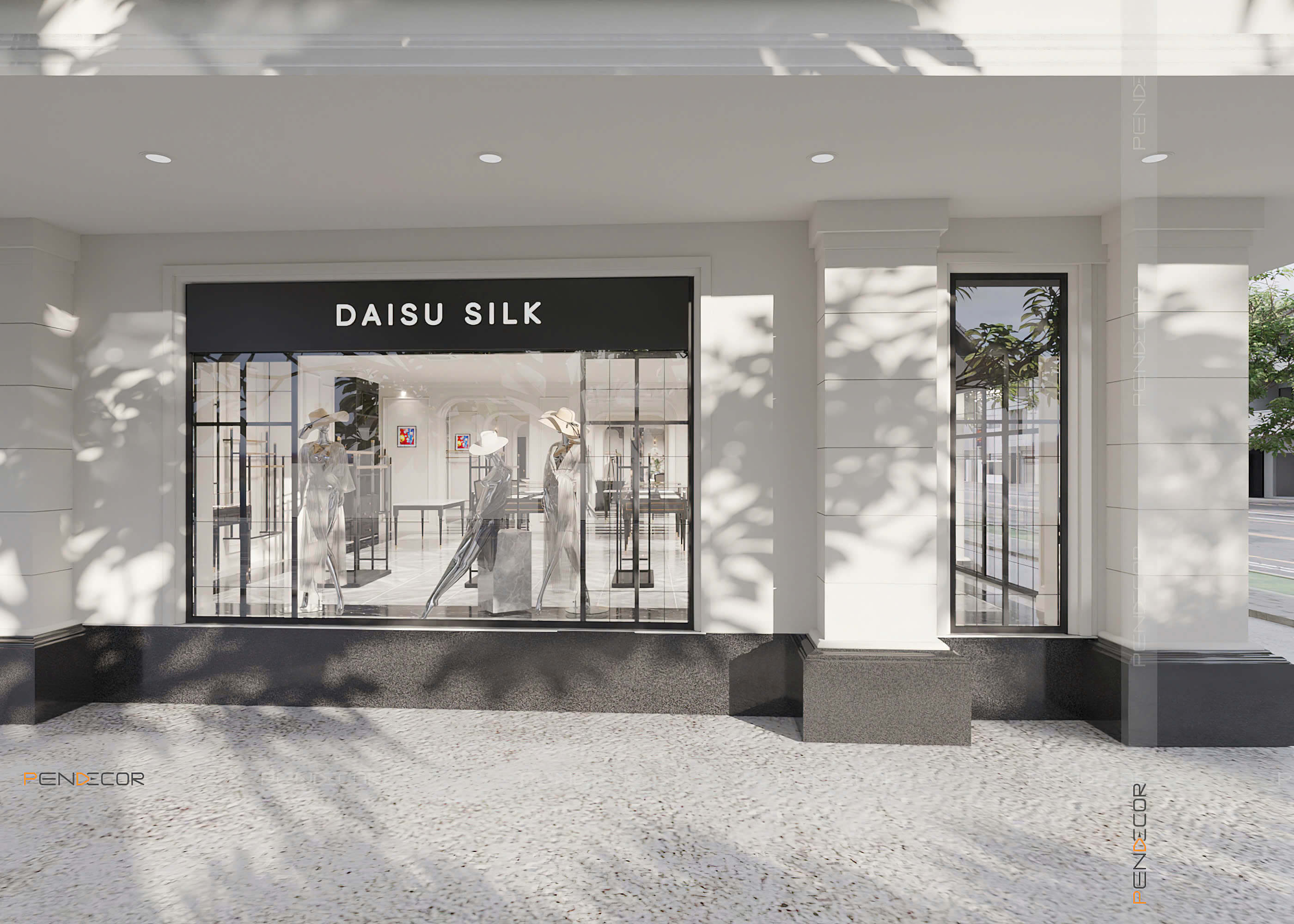 Thiết Kế Showroom Daisu Silk (Miền Trung)