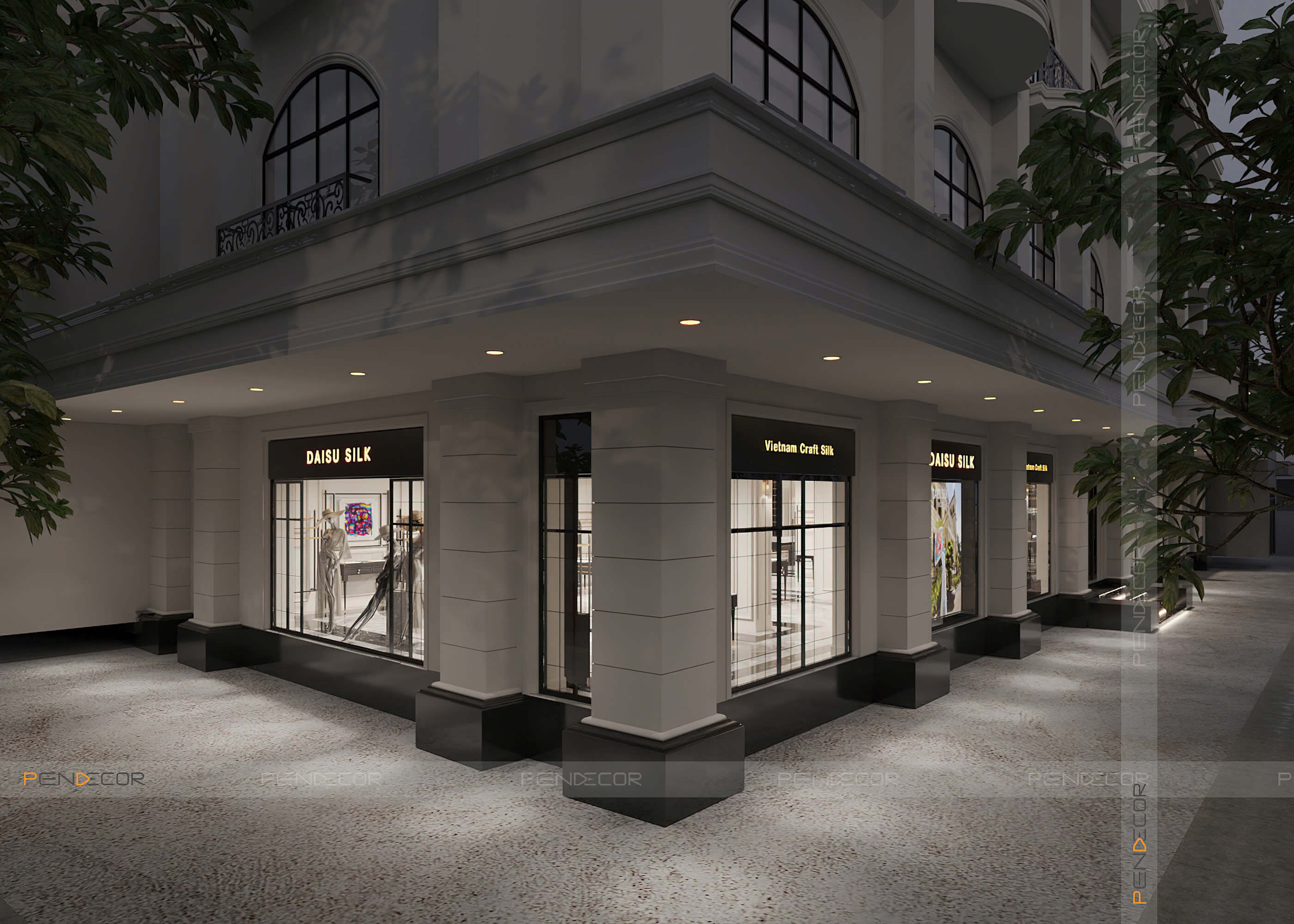 Thiết Kế Showroom Daisu Silk (Miền Trung)