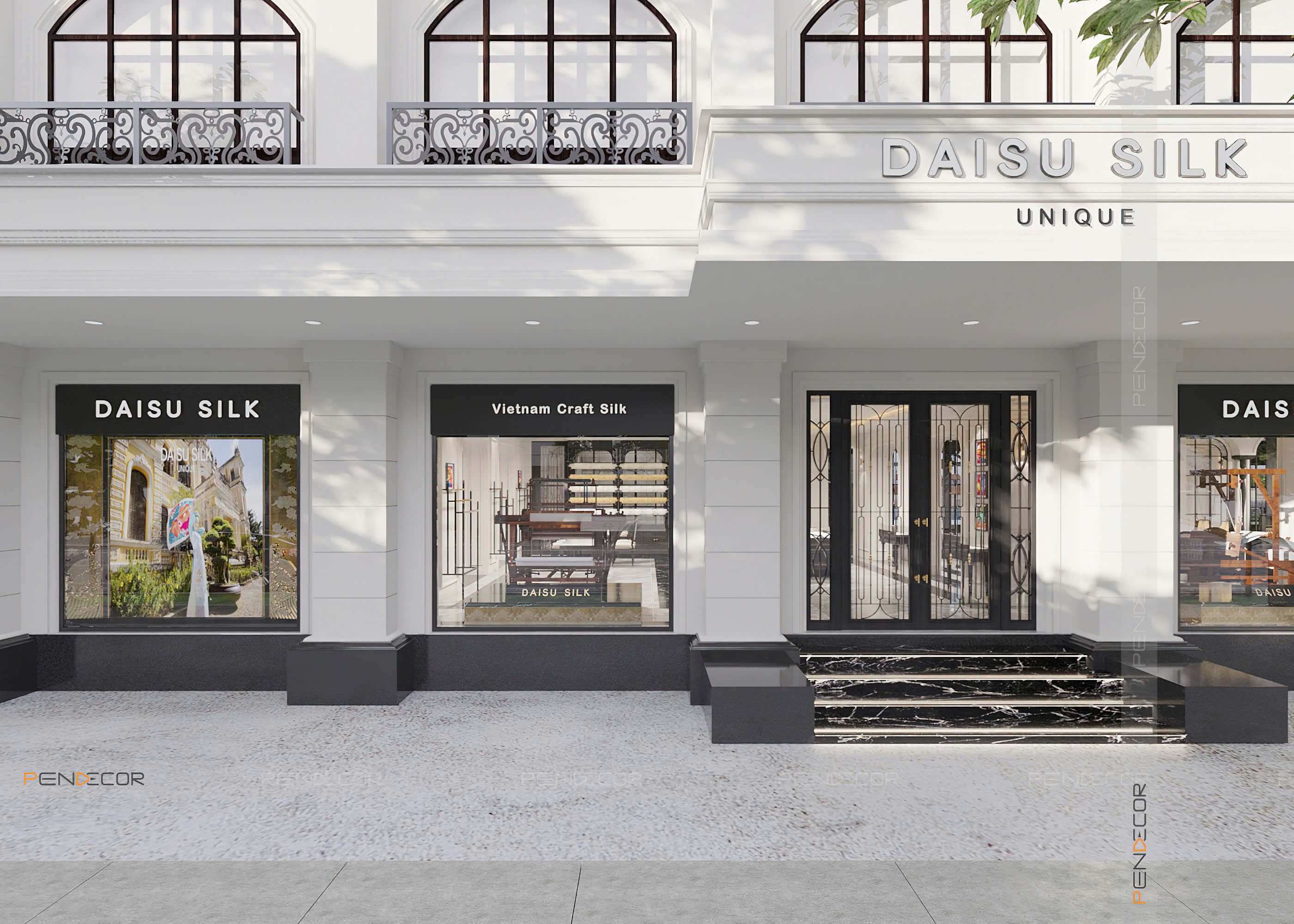 Thiết Kế Showroom Daisu Silk (Miền Trung)