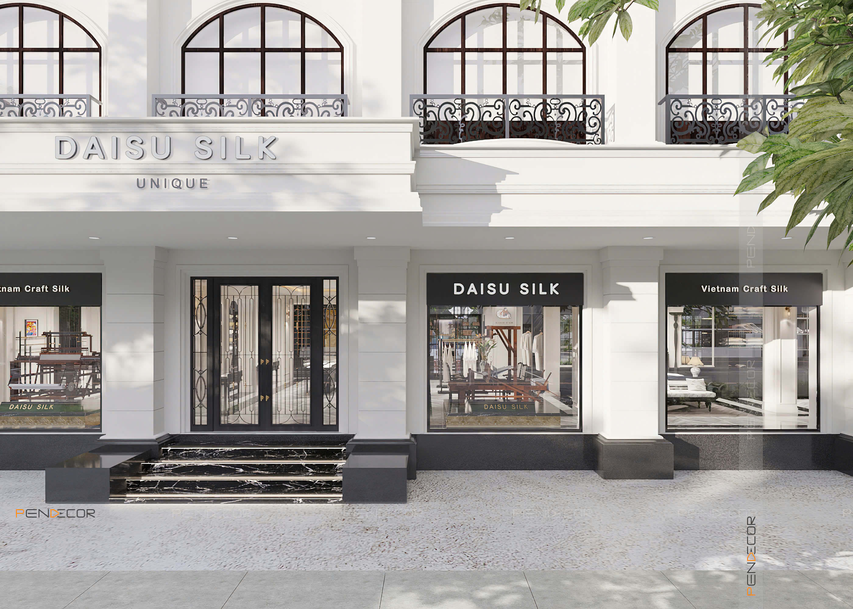 Thiết Kế Showroom Daisu Silk (Miền Trung)