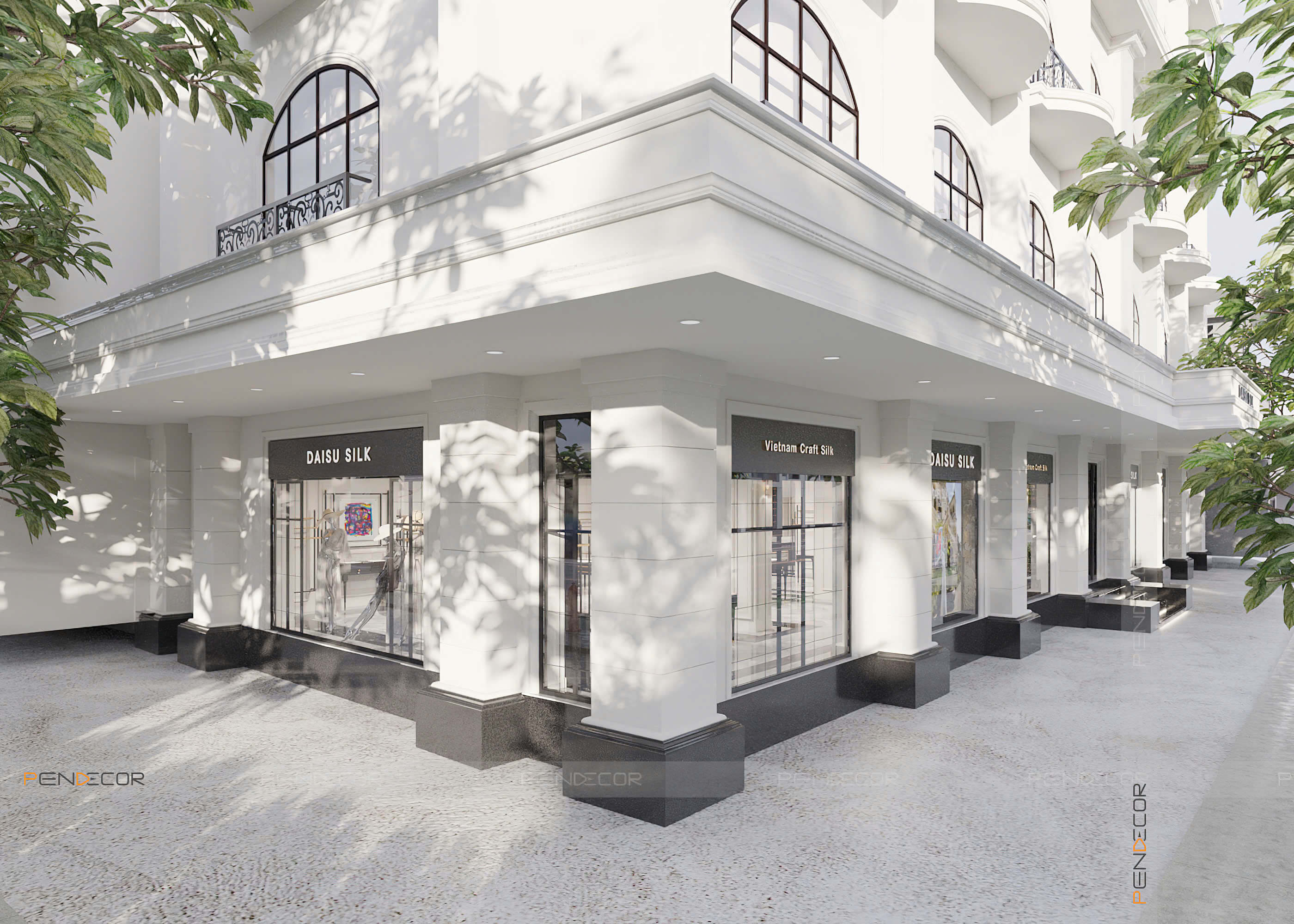 Thiết Kế Showroom Daisu Silk (Miền Trung)