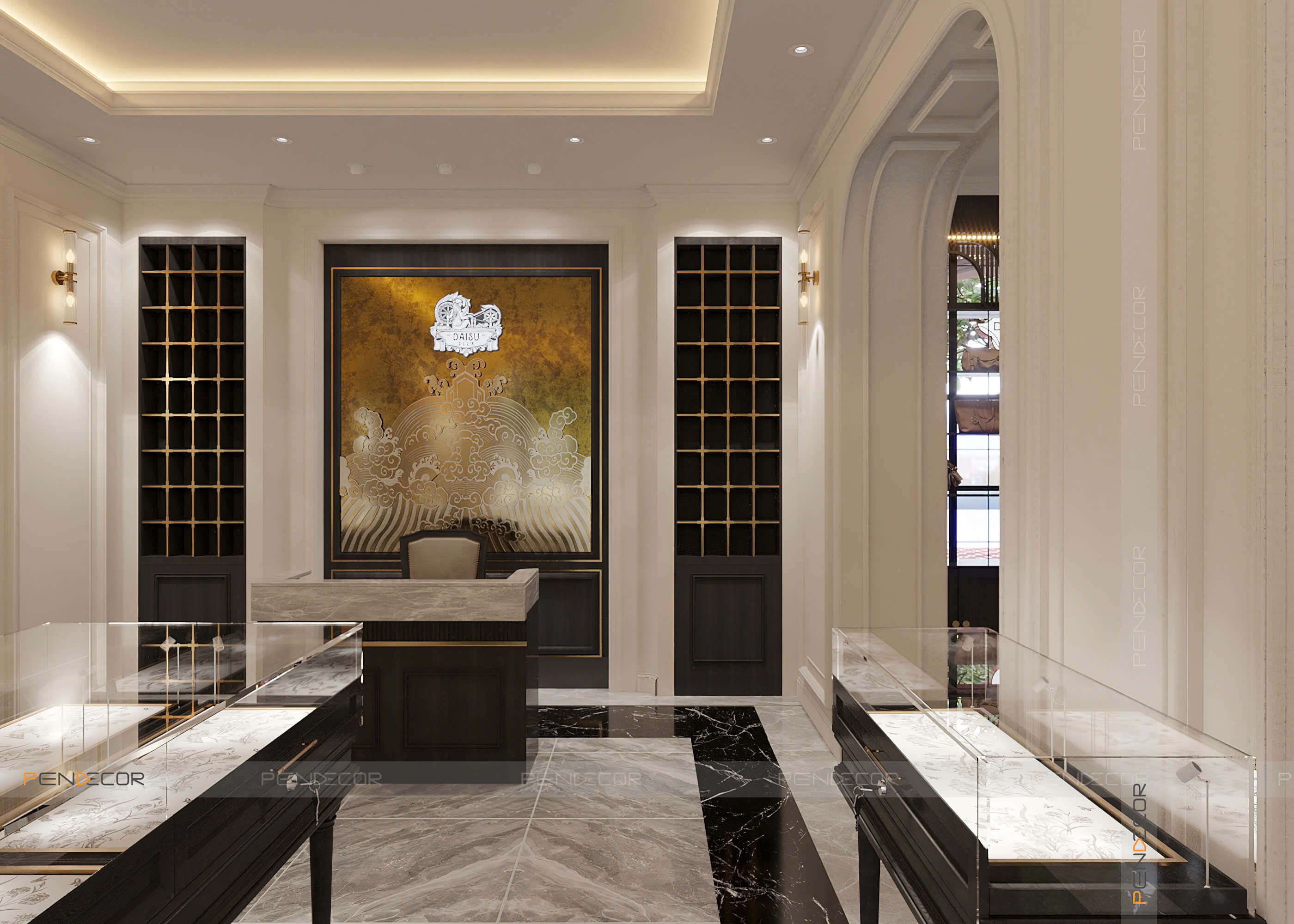 Thiết Kế Showroom Daisu Silk (Miền Trung)