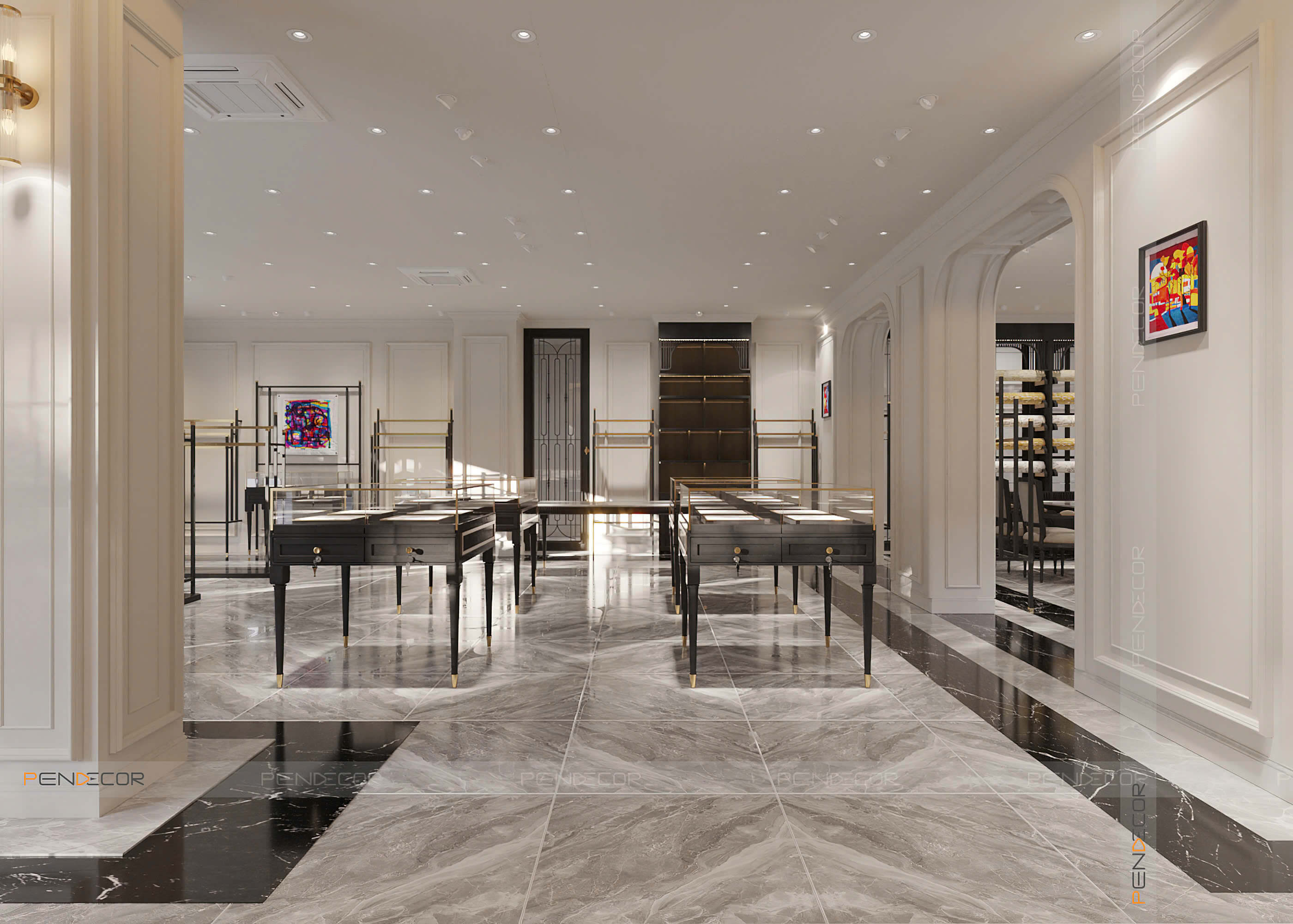 Thiết Kế Showroom Daisu Silk (Miền Trung)