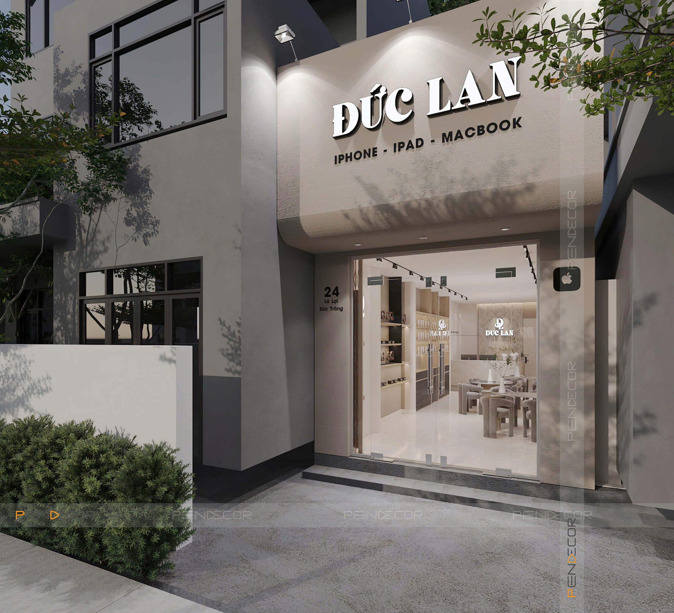 Thiết Kế Shop Điện Thoại Đức Lan