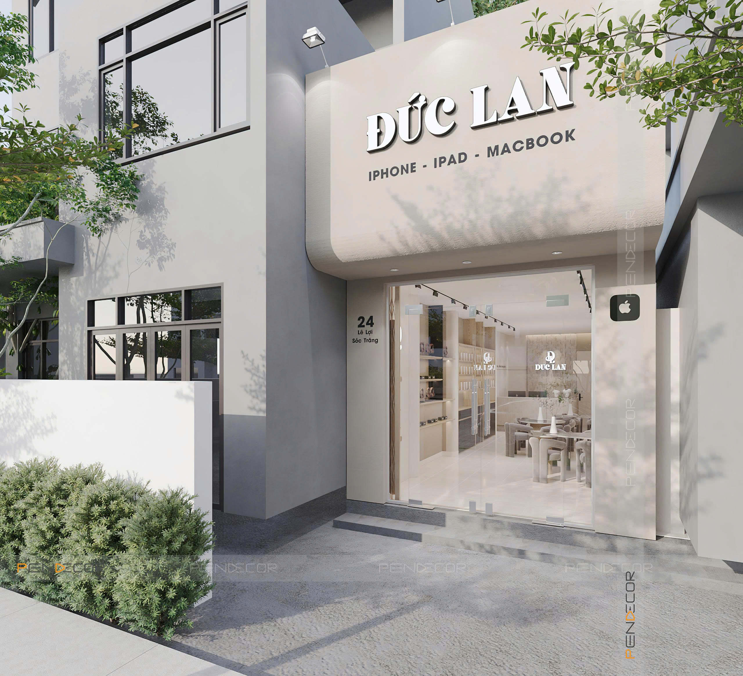 Thiết Kế Shop Điện Thoại Đức Lan
