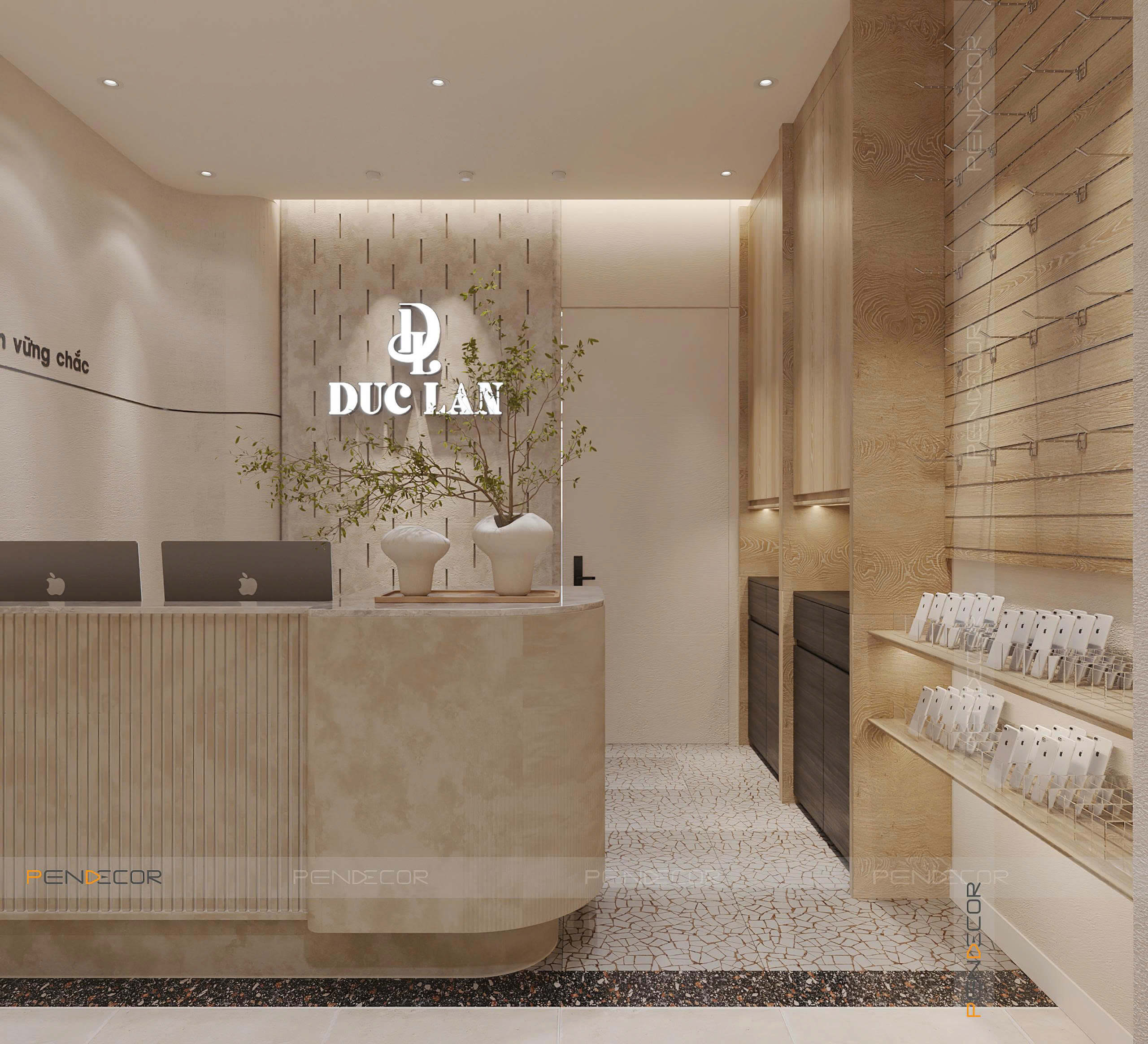 Thiết Kế Shop Điện Thoại Đức Lan
