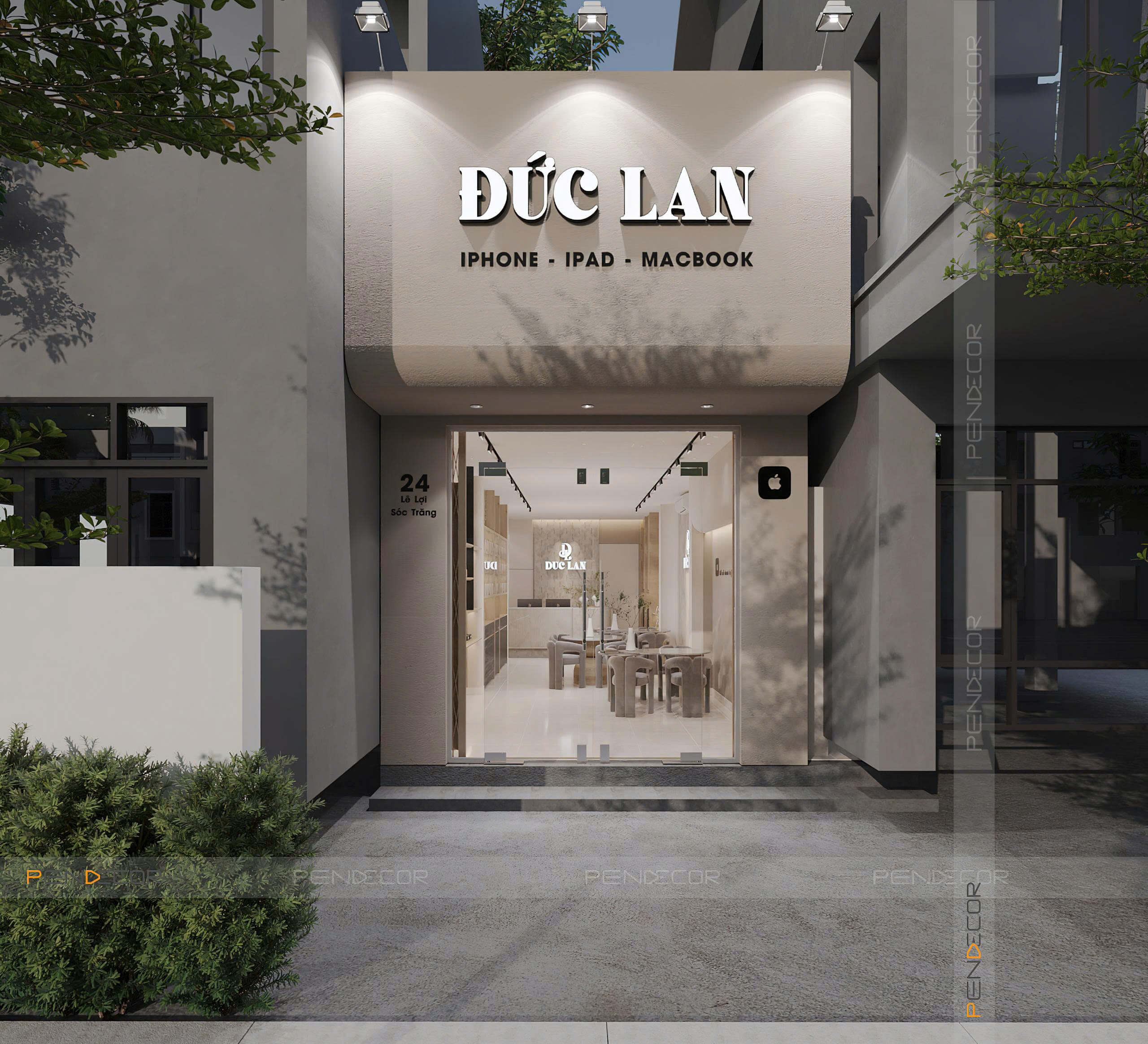Thiết Kế Shop Điện Thoại Đức Lan