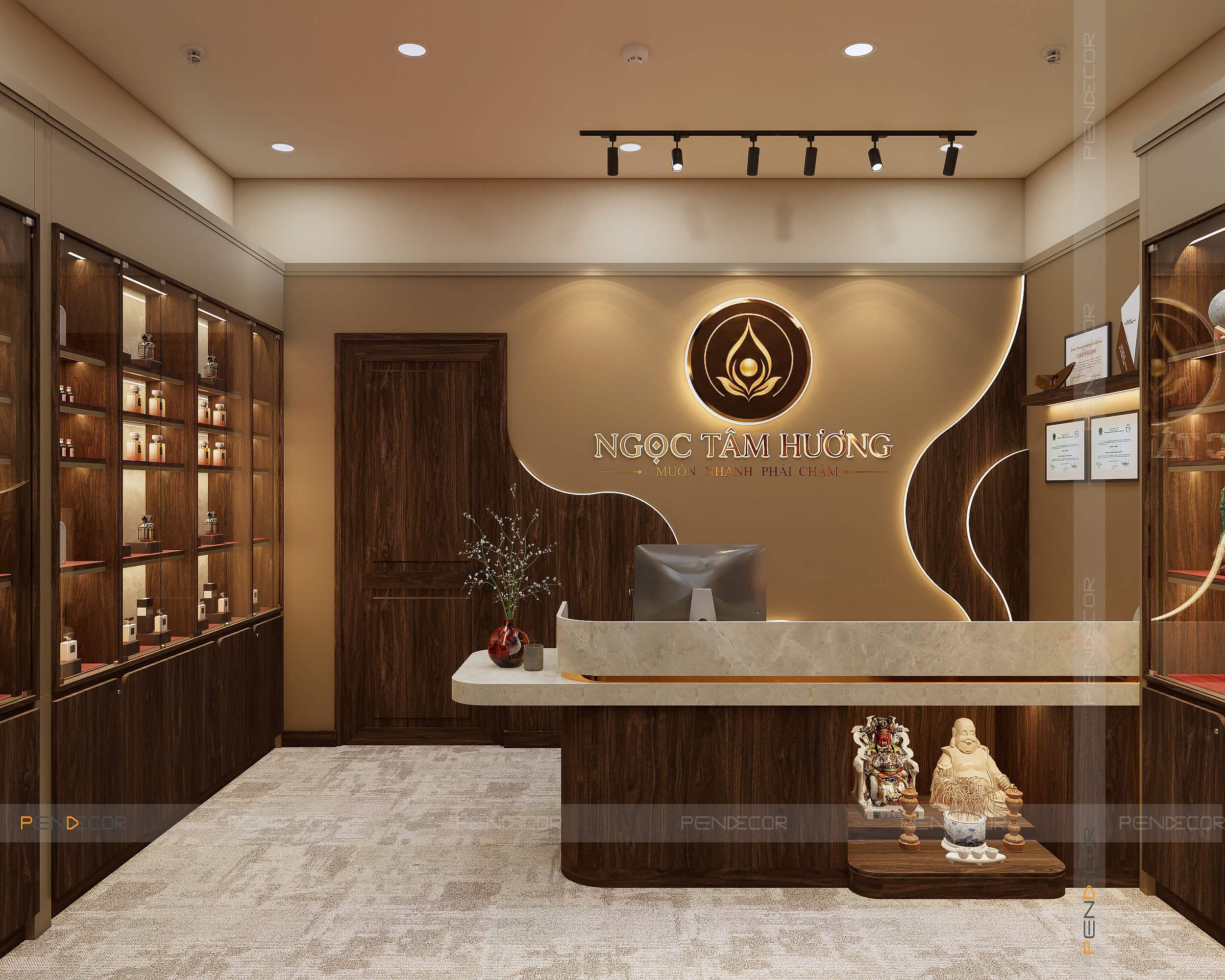 Thiết Kế Shop Trầm Hương Ngọc Tâm Hương