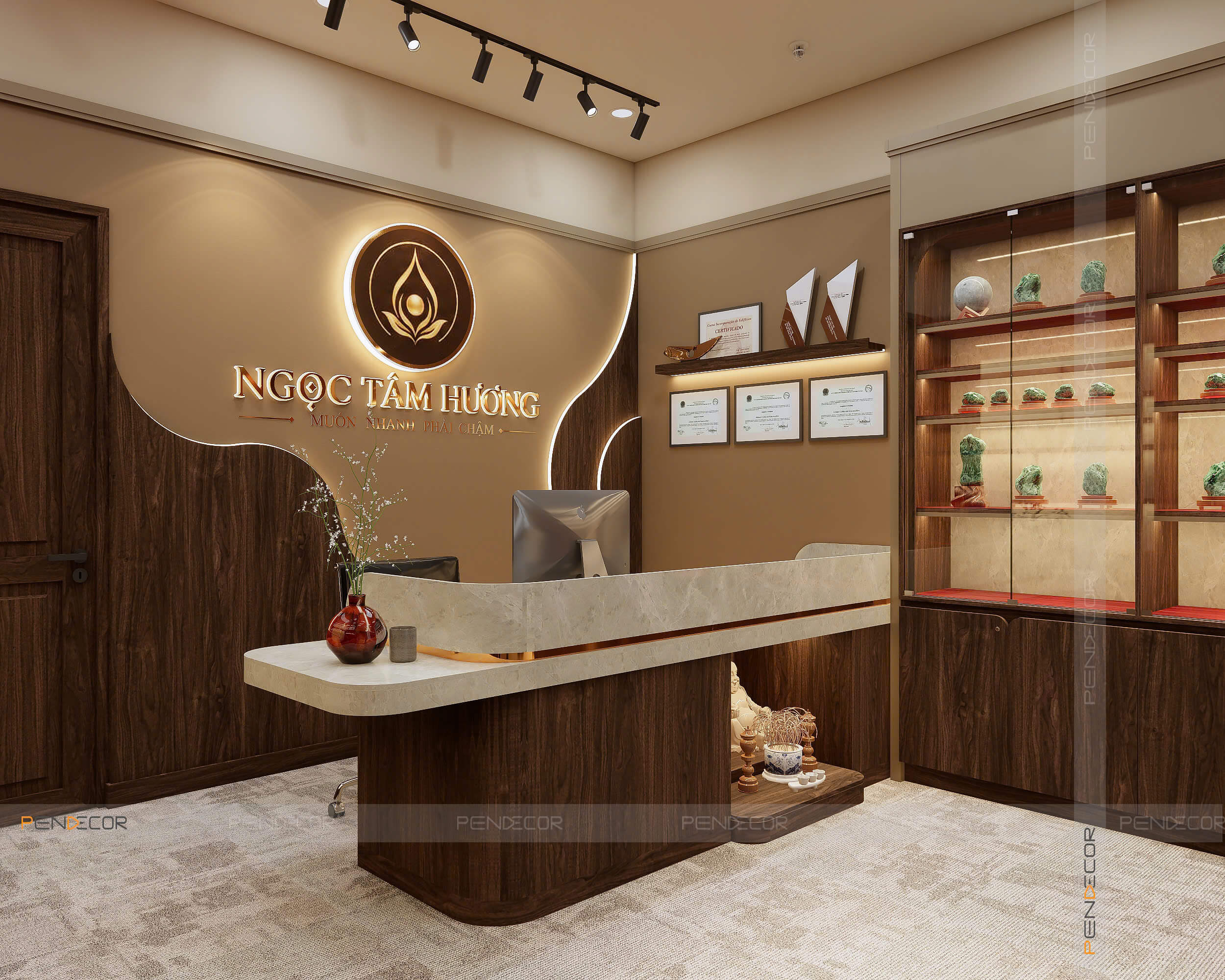 Thiết Kế Shop Trầm Hương Ngọc Tâm Hương