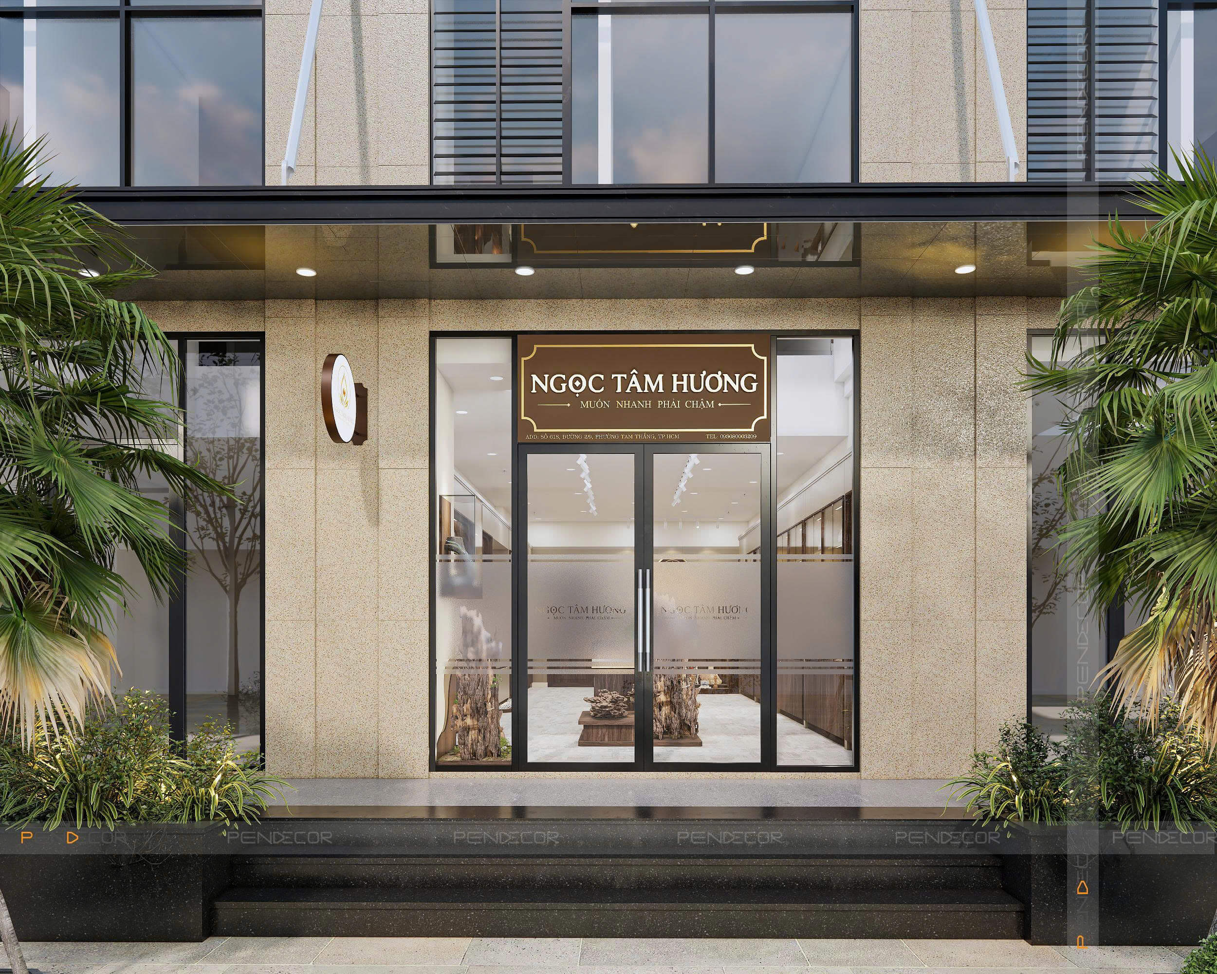 Thiết Kế Shop Trầm Hương Ngọc Tâm Hương