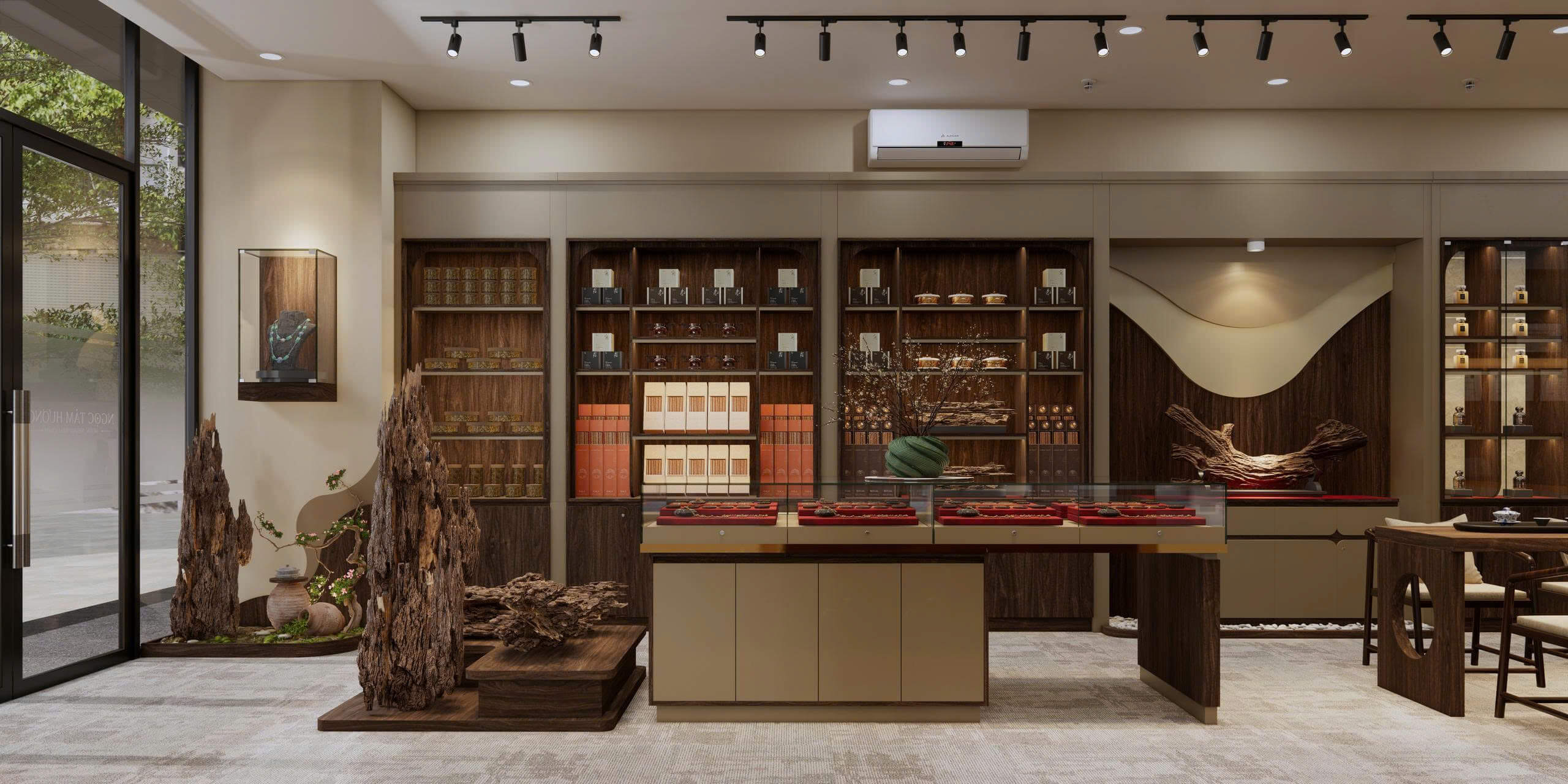Thiết Kế Shop Trầm Hương Ngọc Tâm Hương