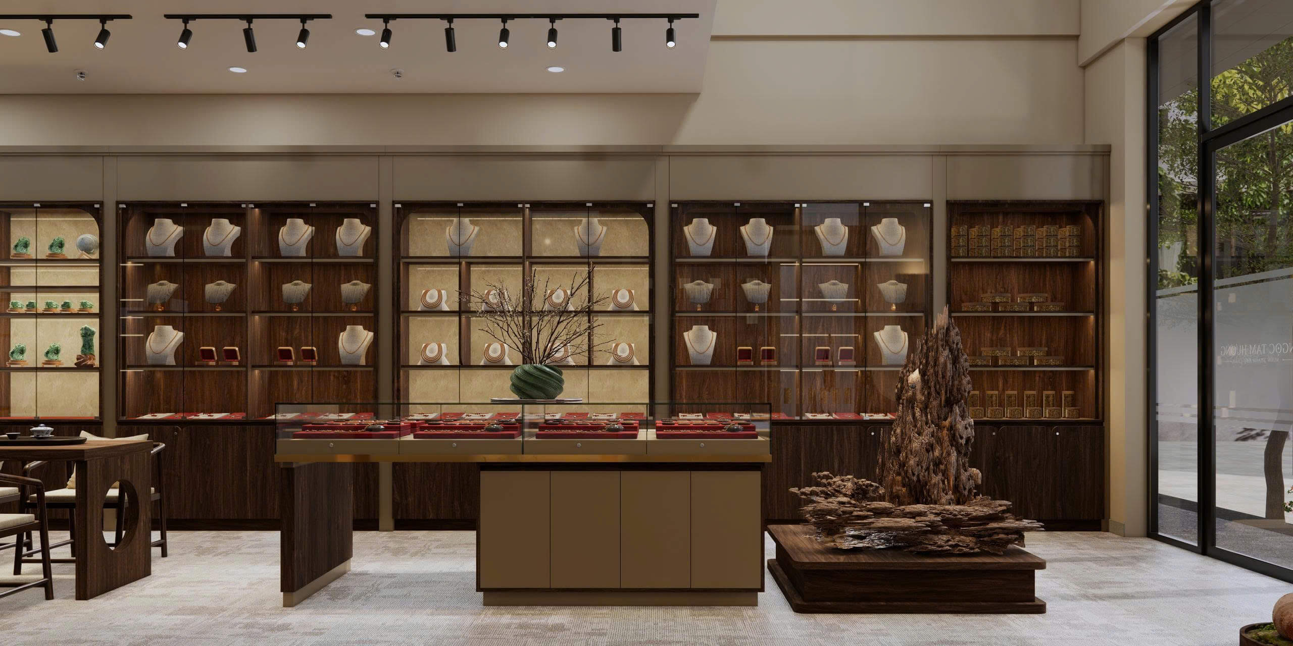 Thiết Kế Shop Trầm Hương Ngọc Tâm Hương